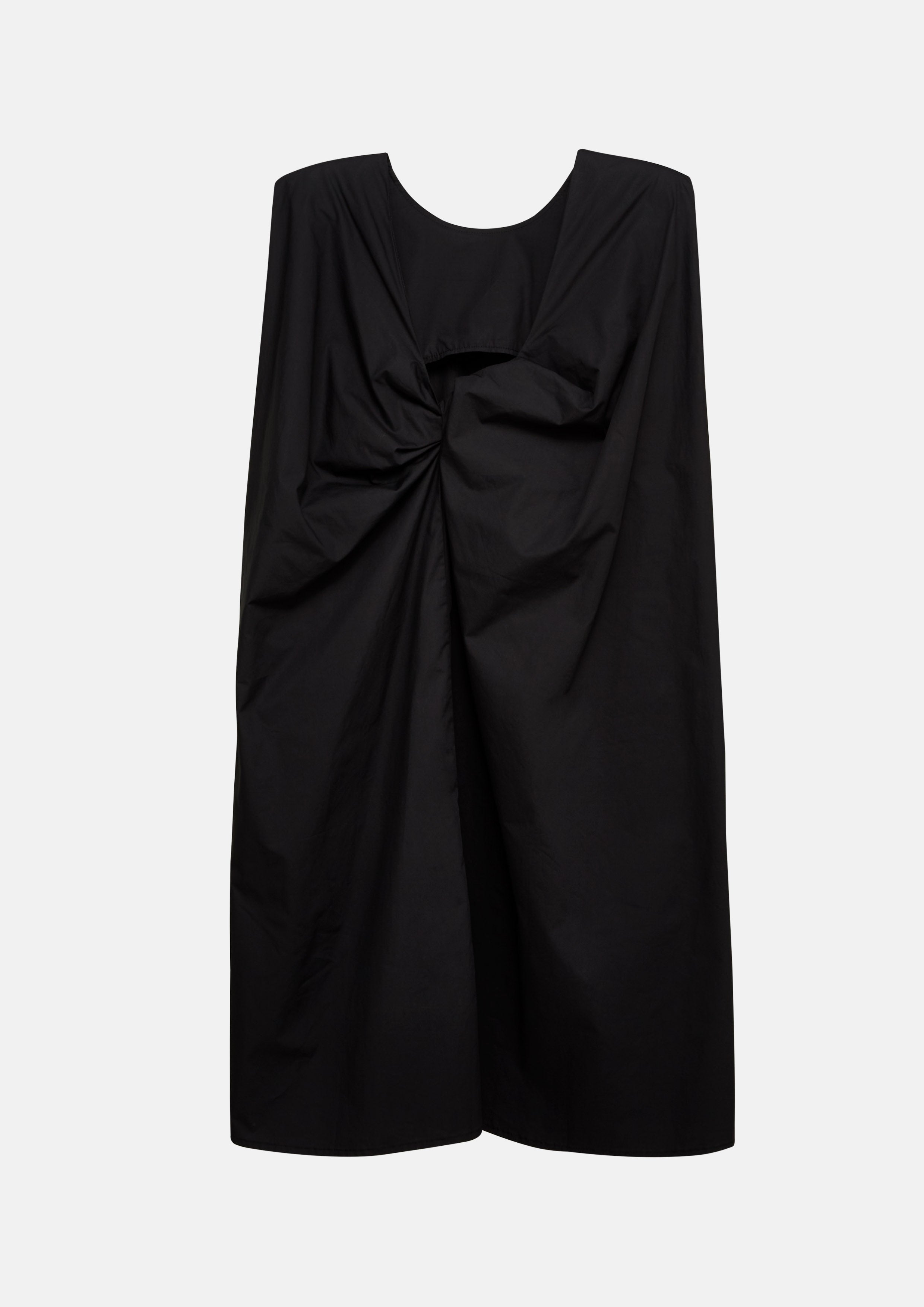 Back Drape Sleeveless Mini Dress