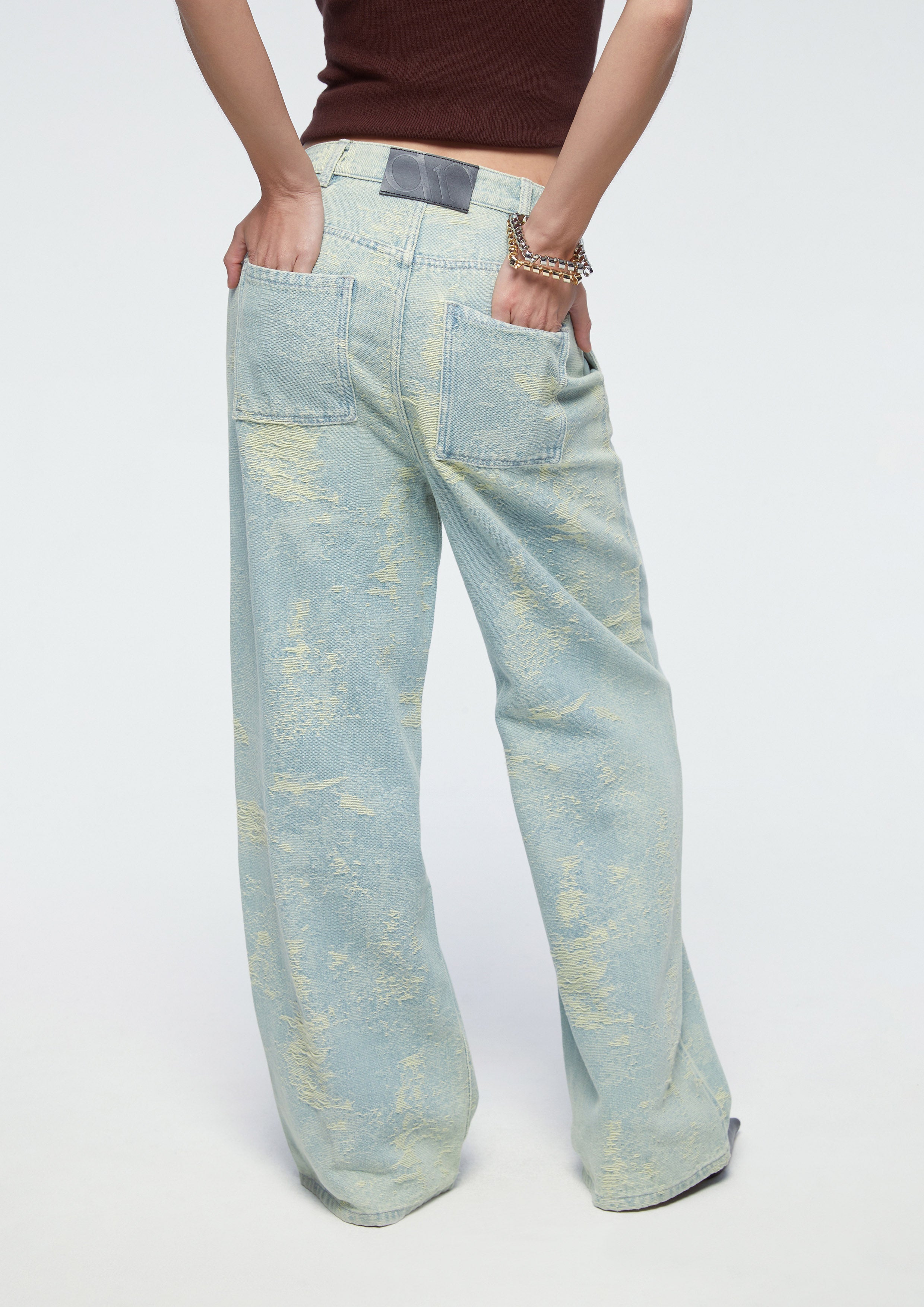Print Wide Leg Pants