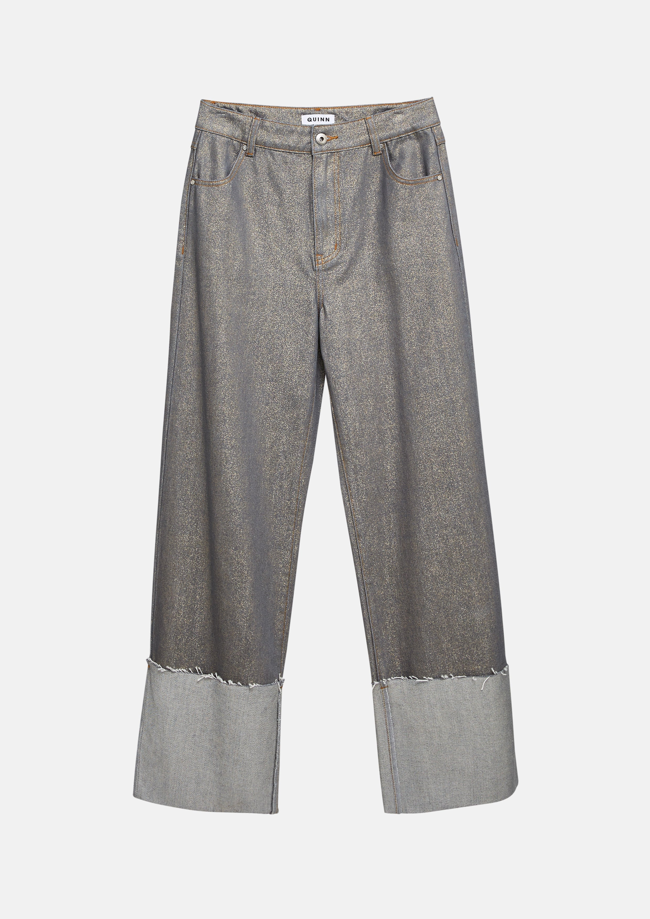 Turn Up Denim Pants
