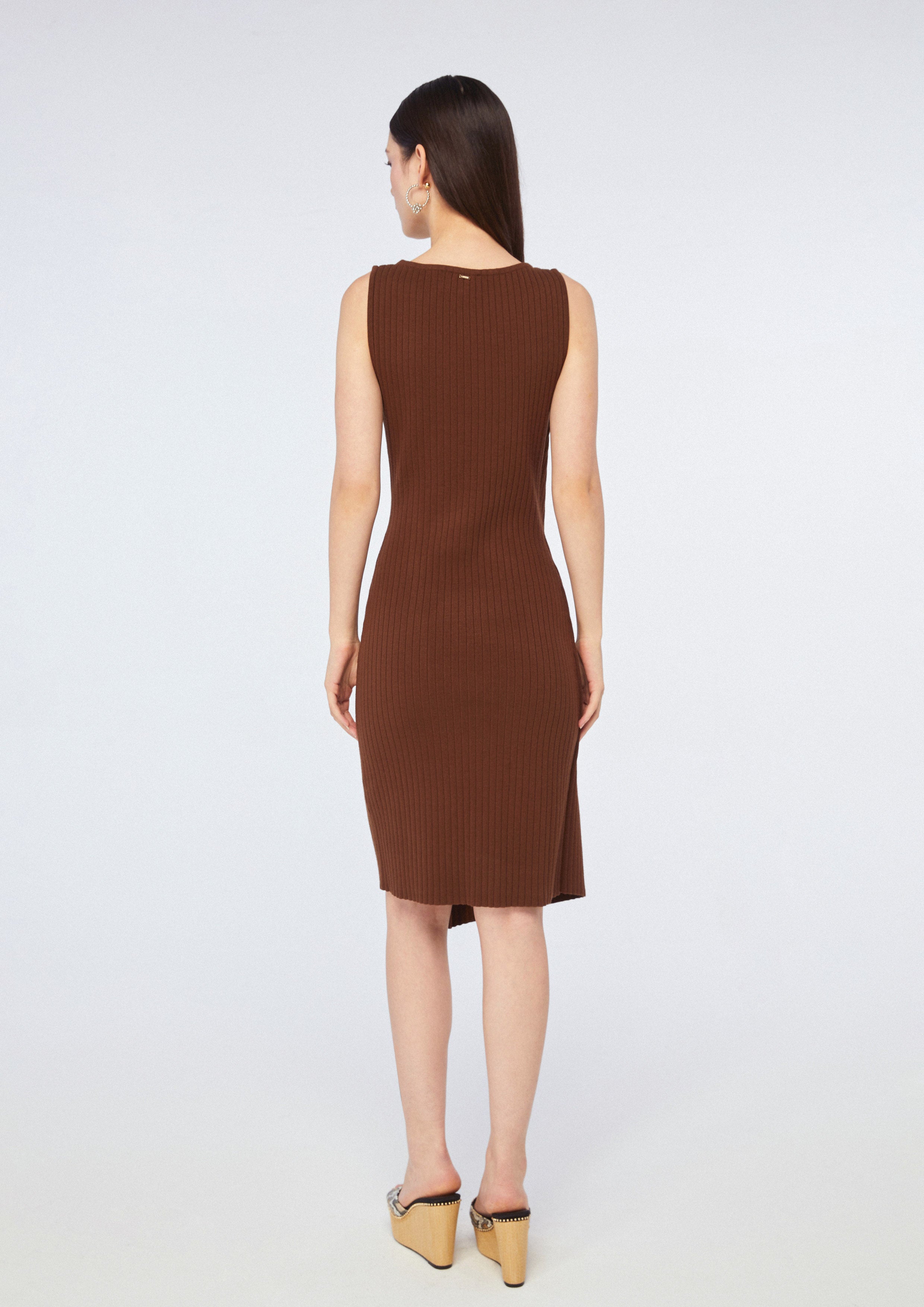 Sleeveless Wrap Mini Dress