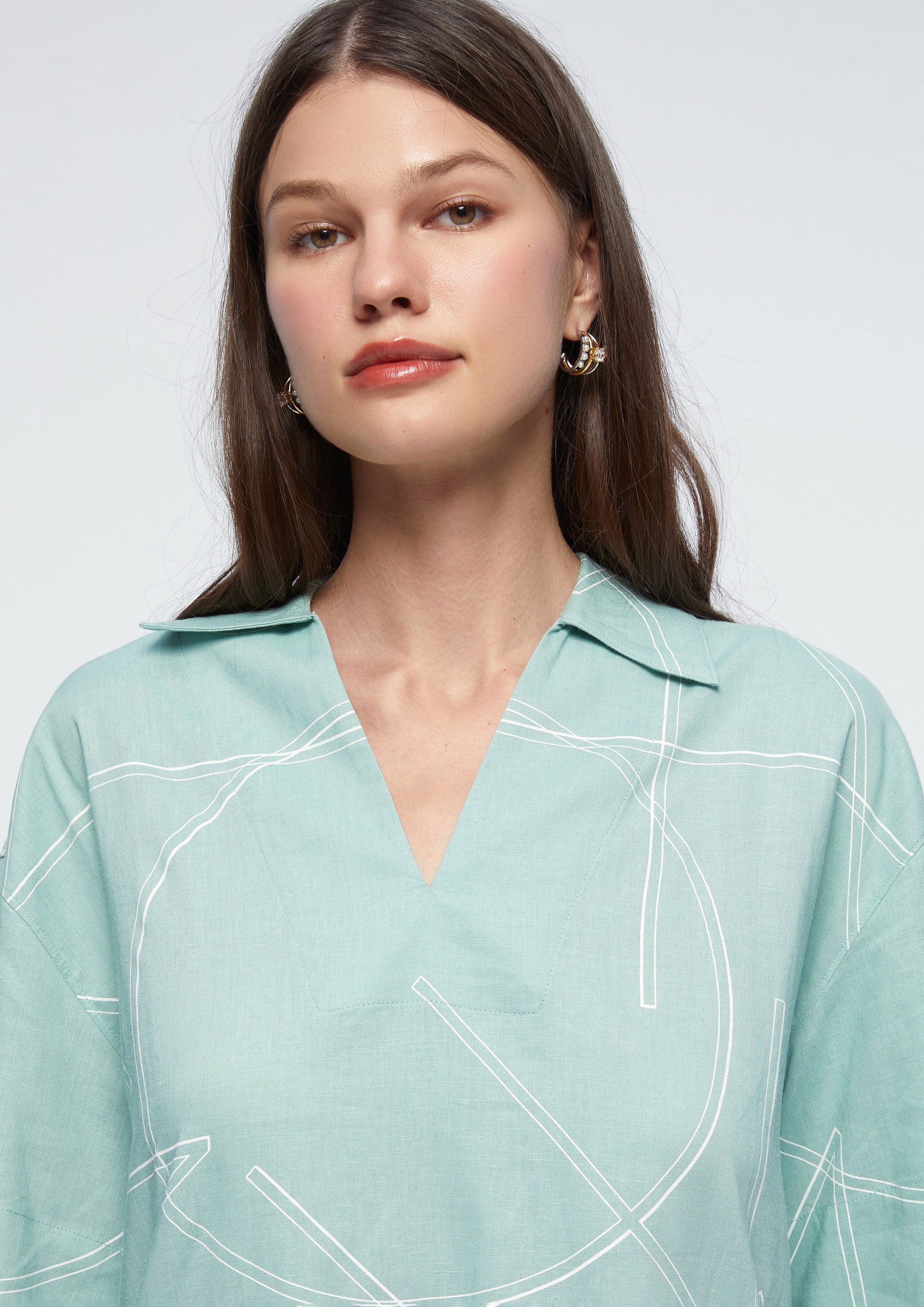 Loose Fit Short Sleeve Shirt