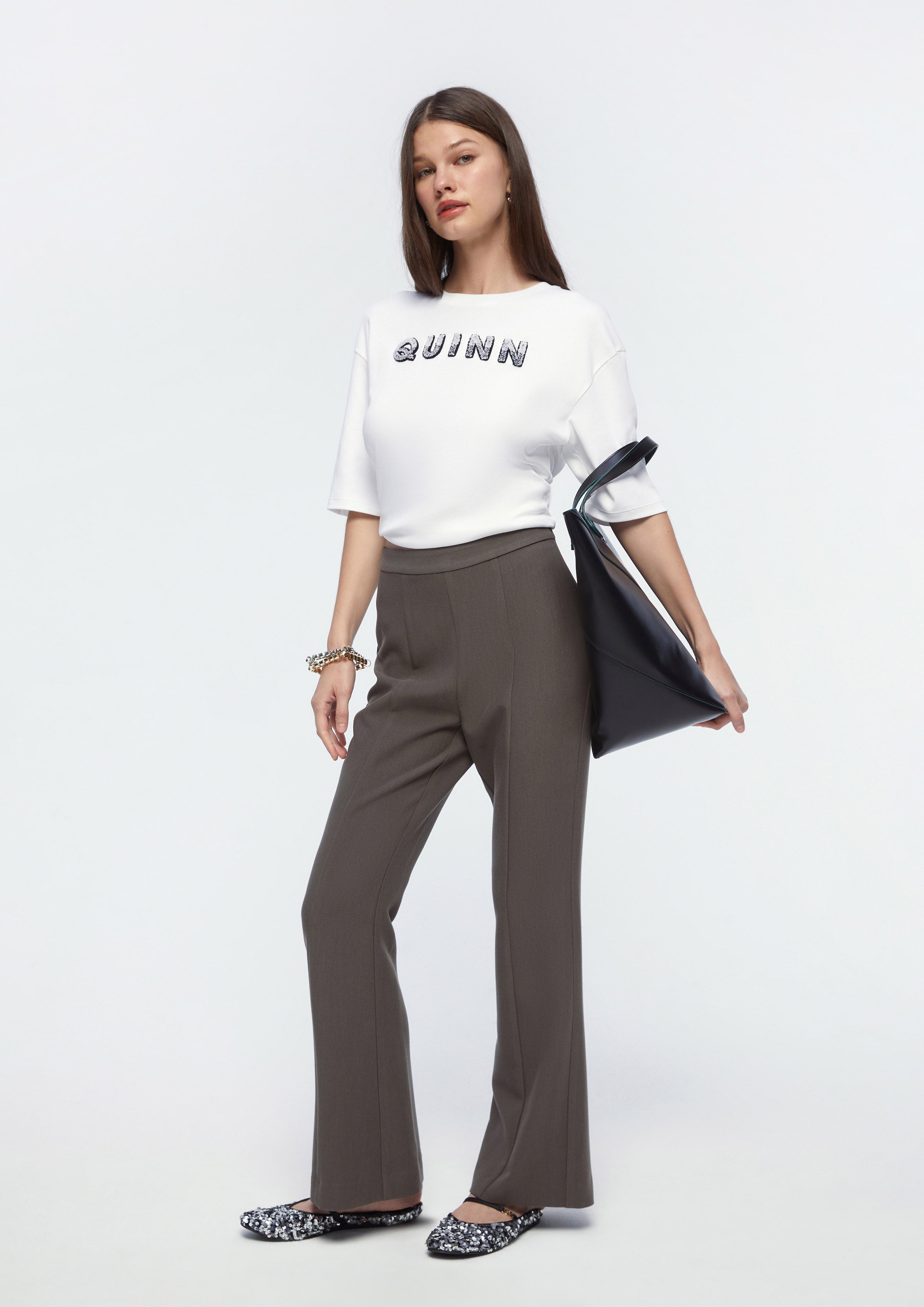 Oversized Logo EMbroidery T-Shirt