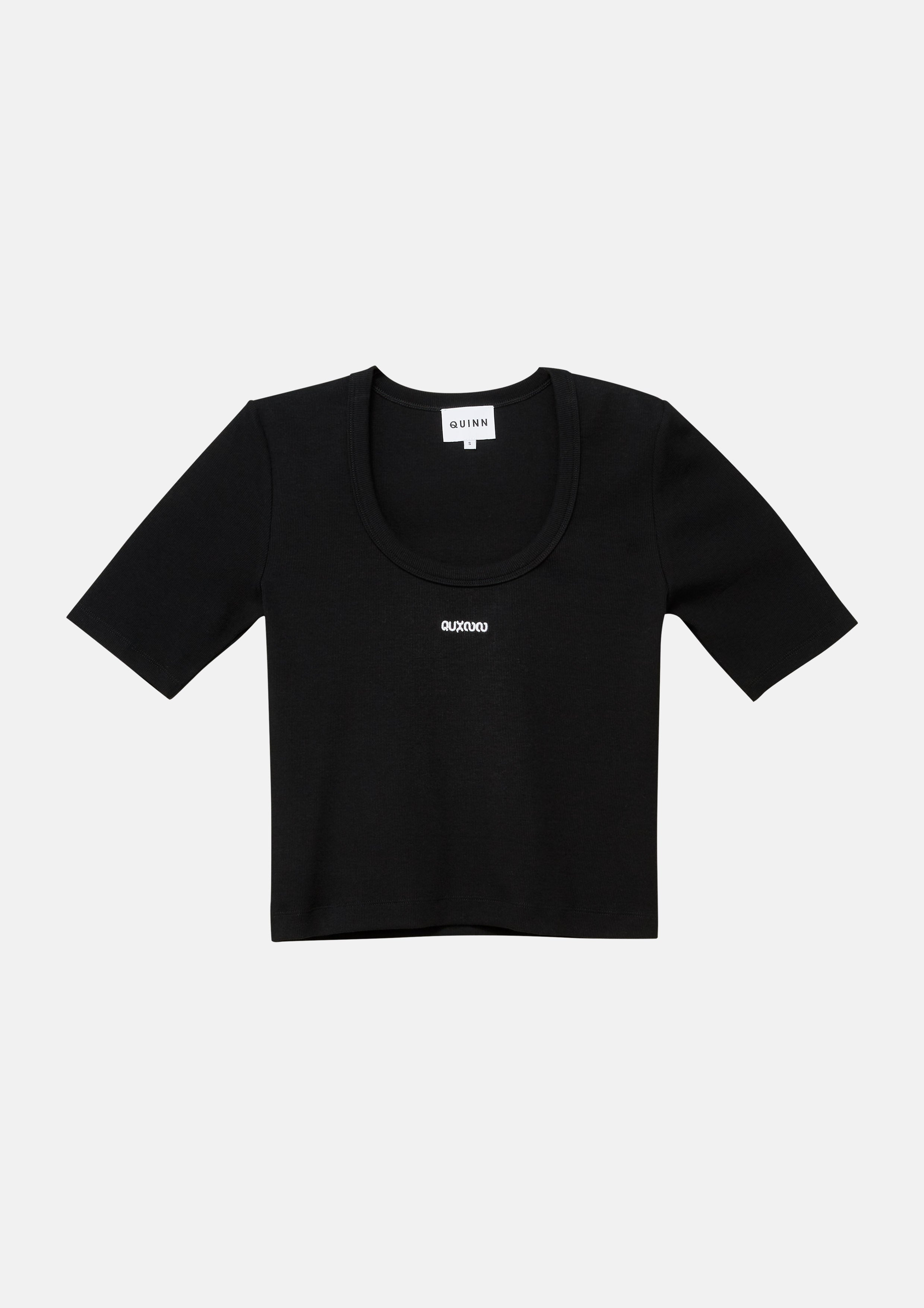 Logo Embroidery Crop Top