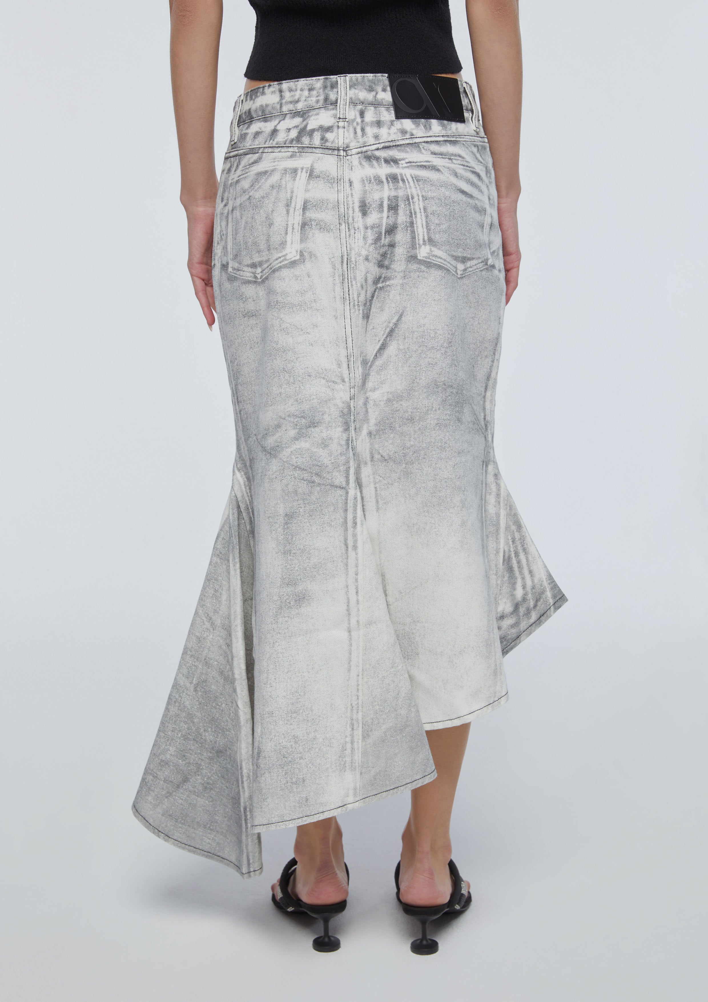 Trompe L'Oei Asymmetric Skirt