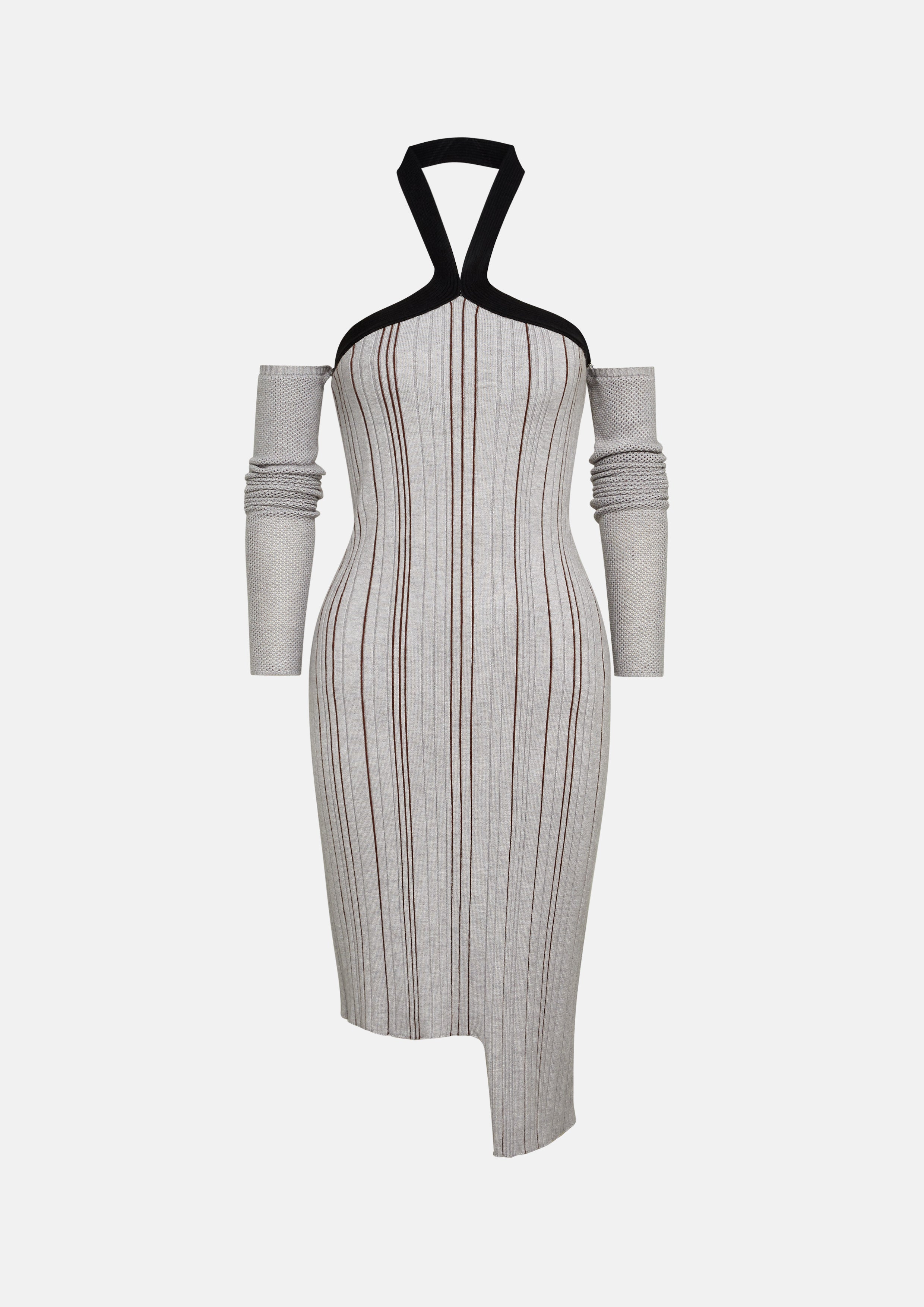 Halter Off-Shoulder Mini Dress