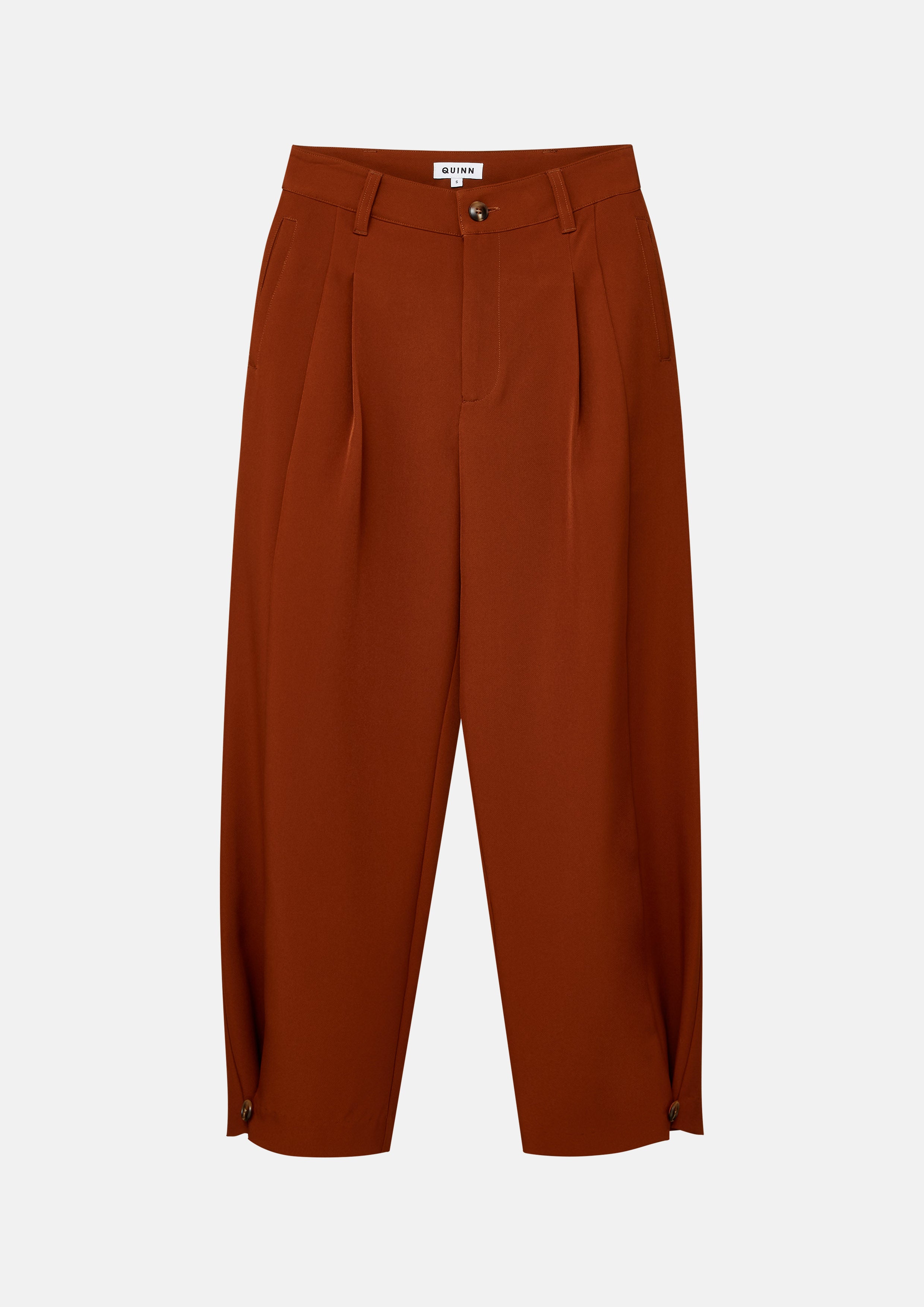 Pleated Wide Leg Pants