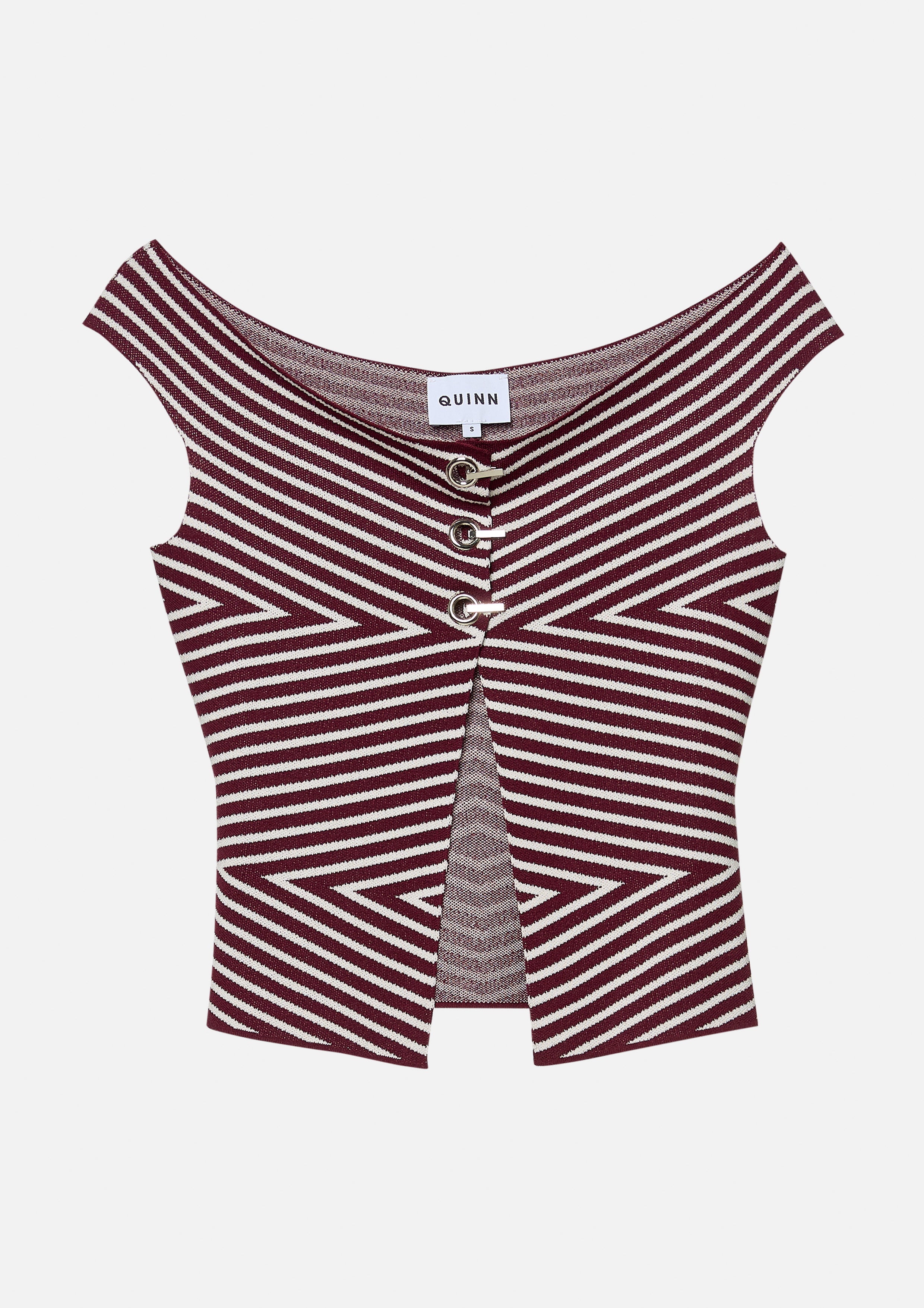 Stripe Off-Shoulder Top