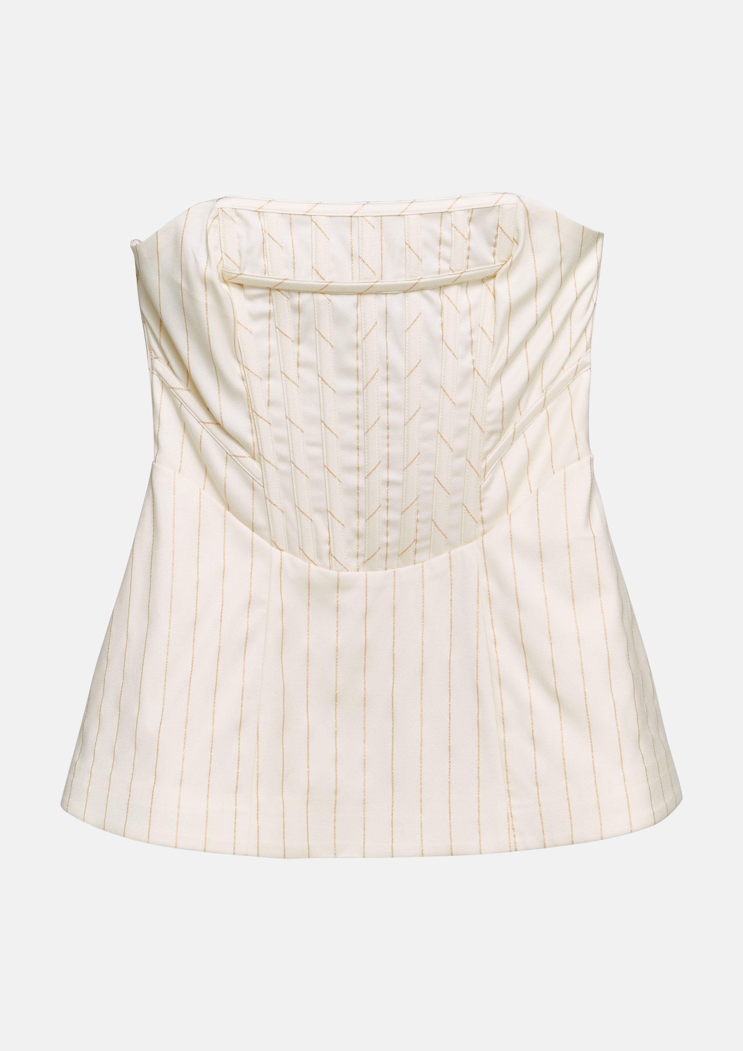 Tube Top With Flare Hem
