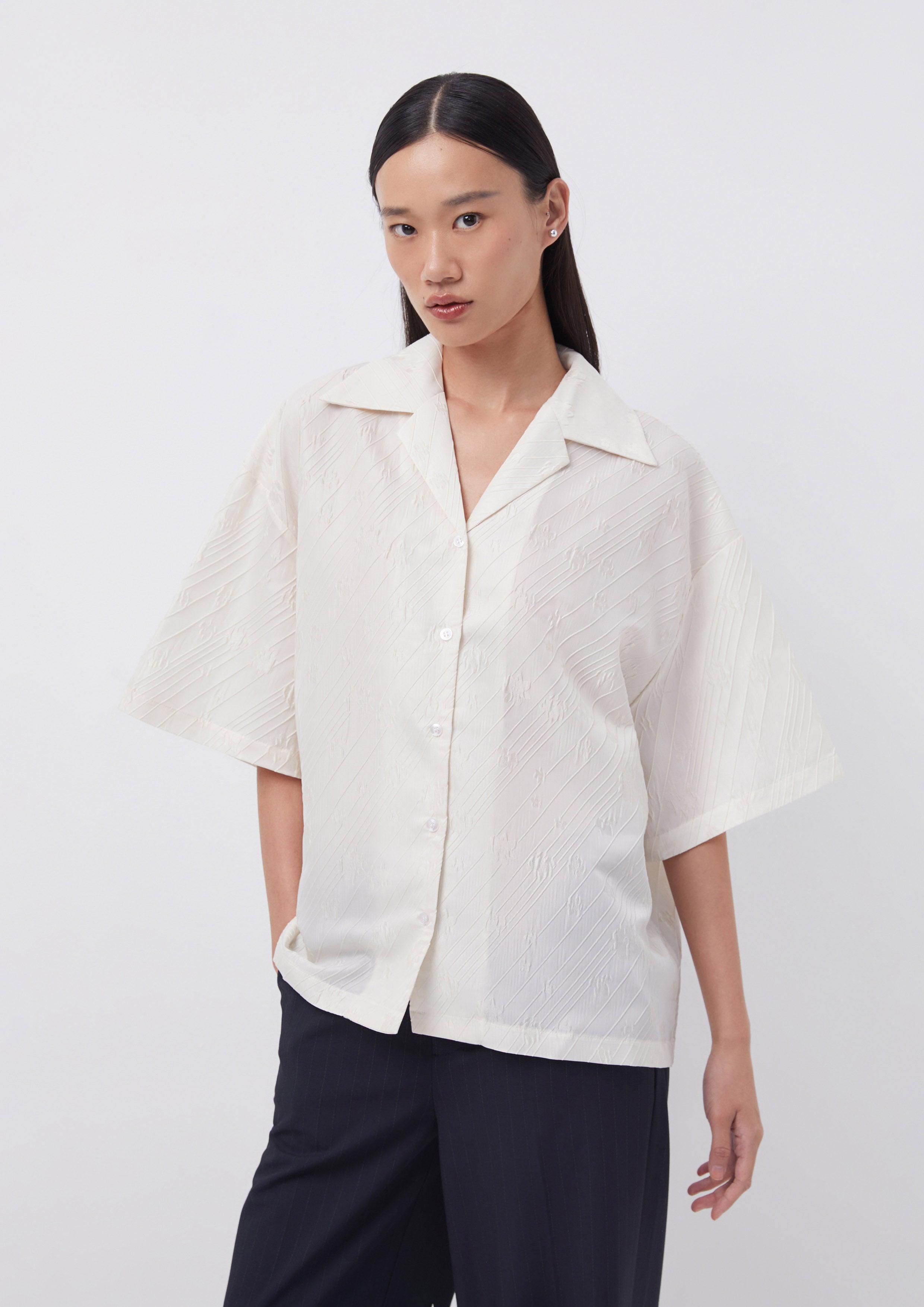 Nomad Villas Textured Short Sleeve Shirt - Quinn TH