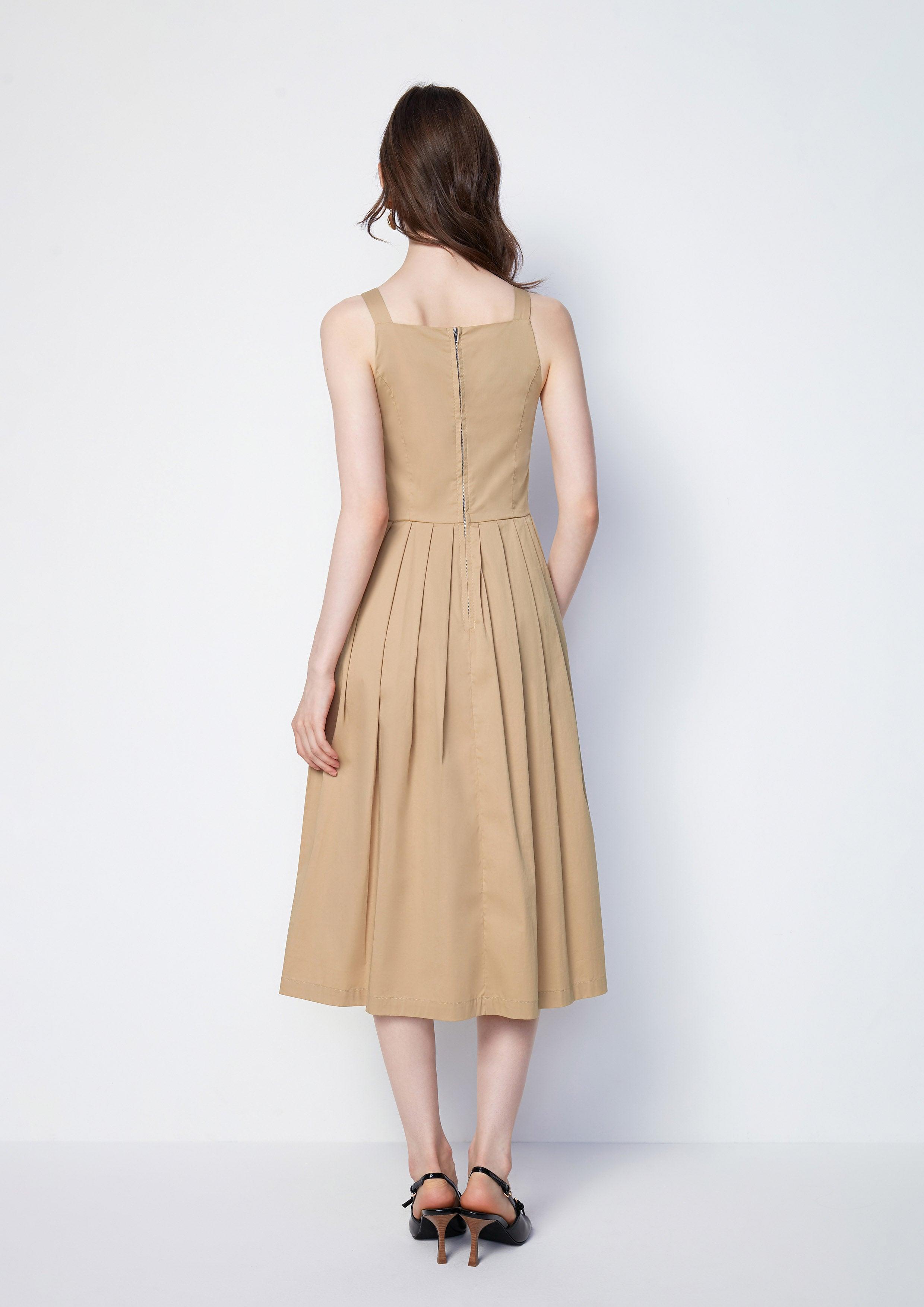 Ephemeral Echoes Pleated Skirt Dress - QuinnOfficial Store