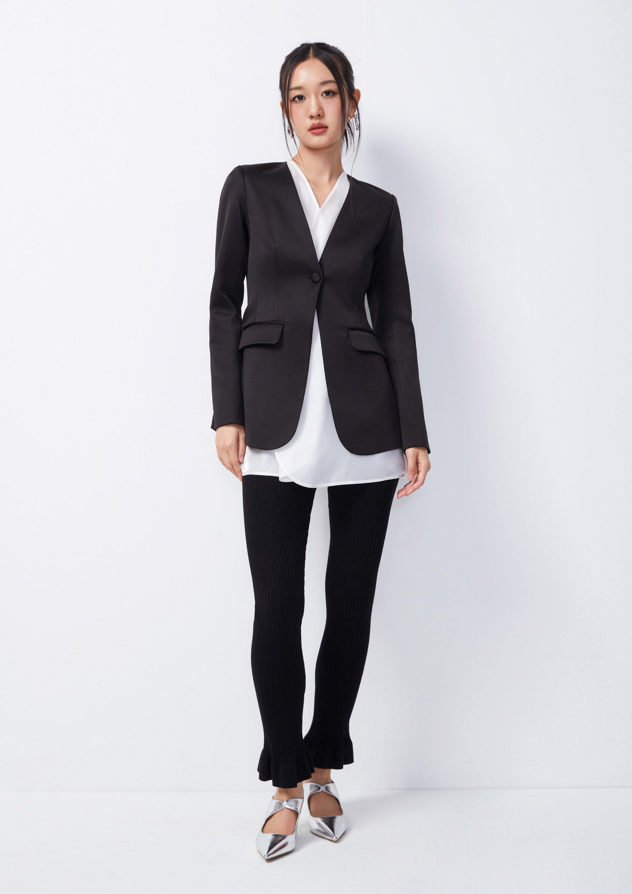 Ophelia Sleek Layered Blazer - QuinnOfficial Store