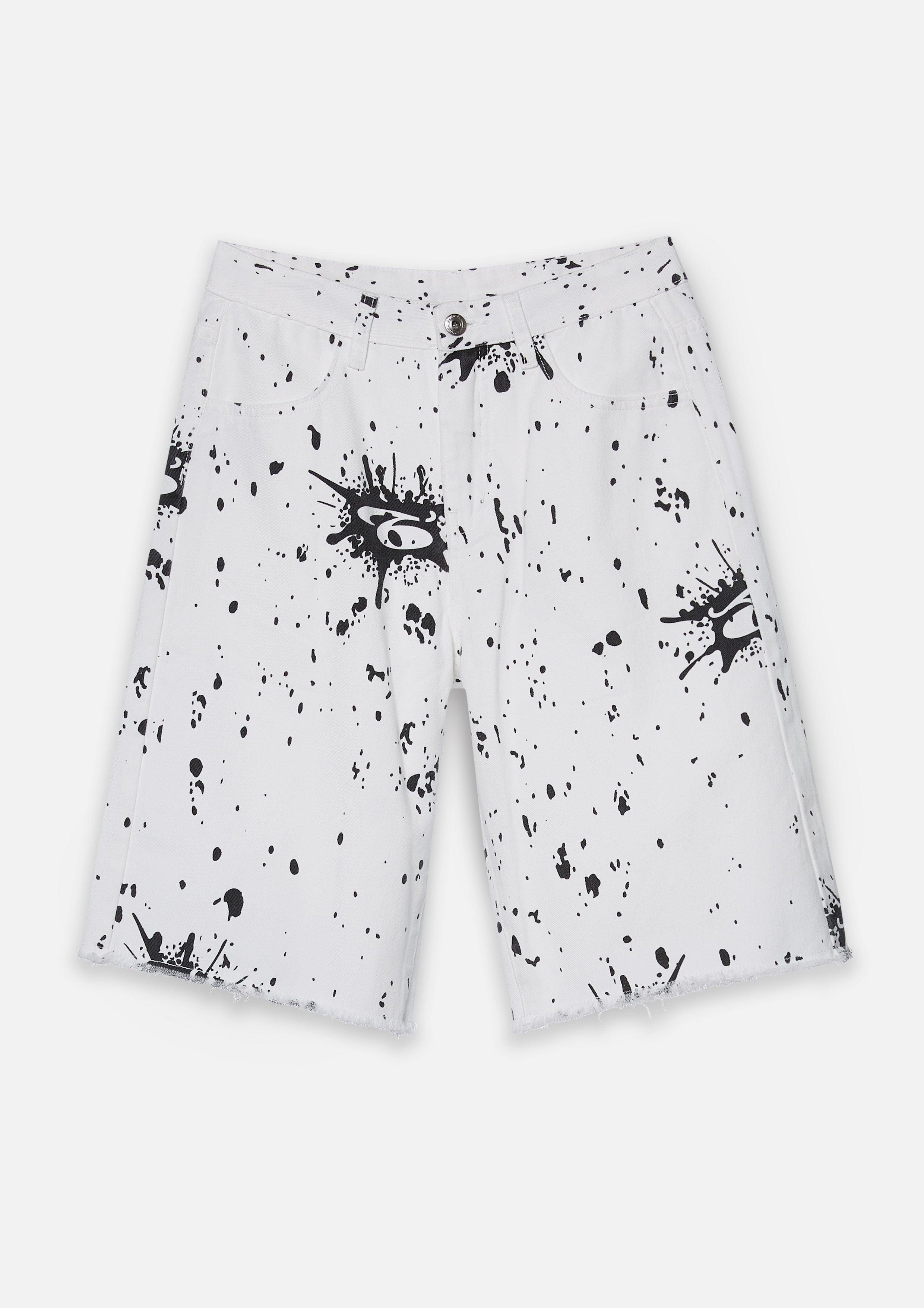 Splash Ink Graffiti Shorts - QuinnOfficial Store