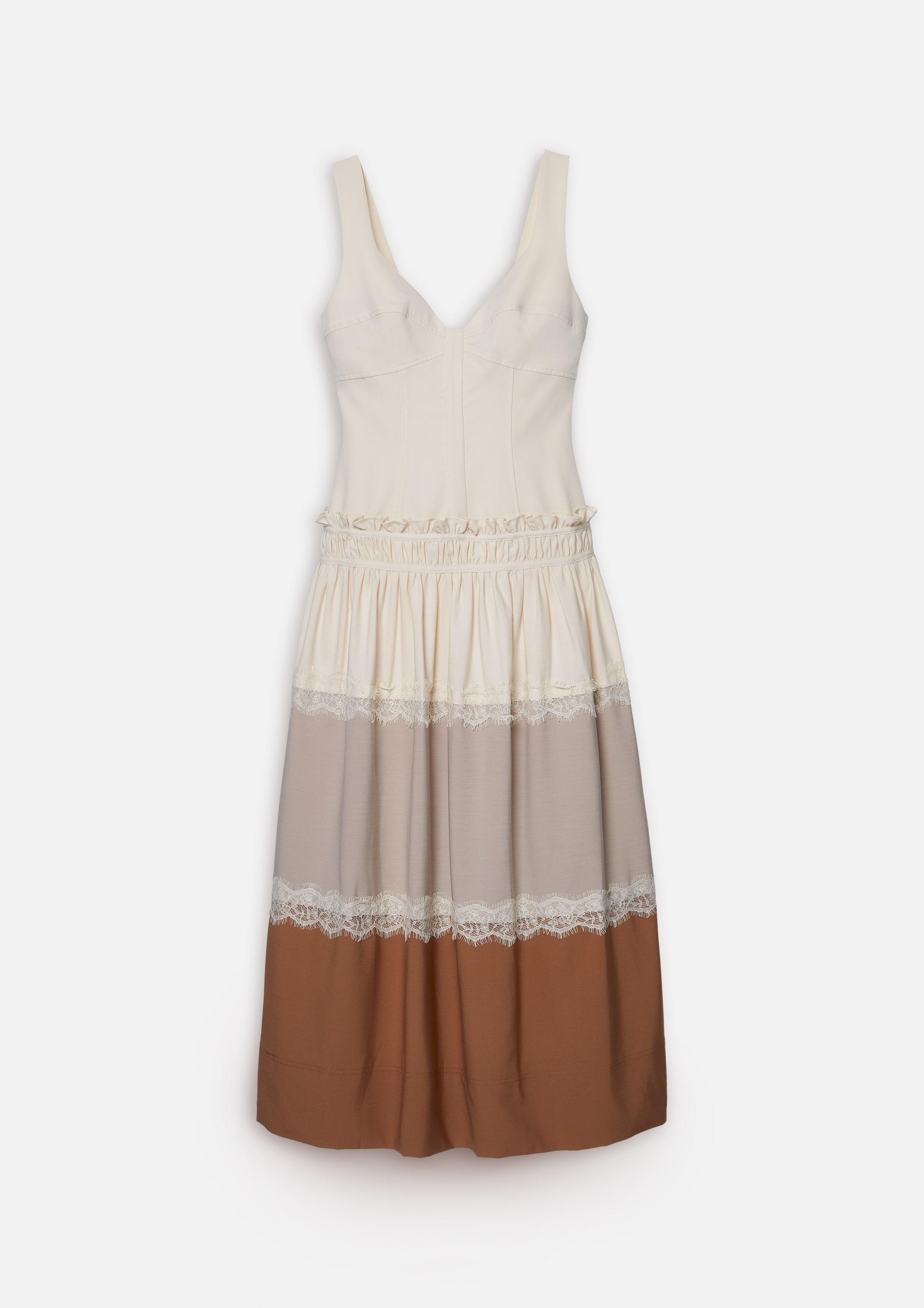 Laced Sleeveless Midi Dress - QuinnOfficial Store