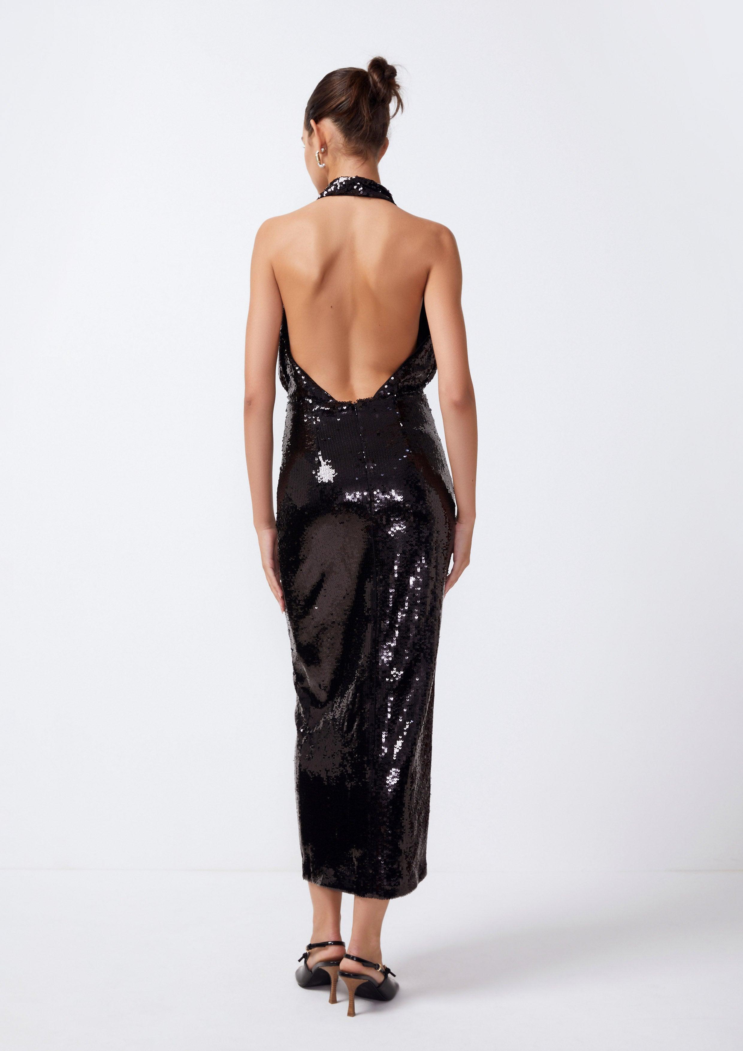 Sequin Midi Sheath Dress - QuinnOfficial Store