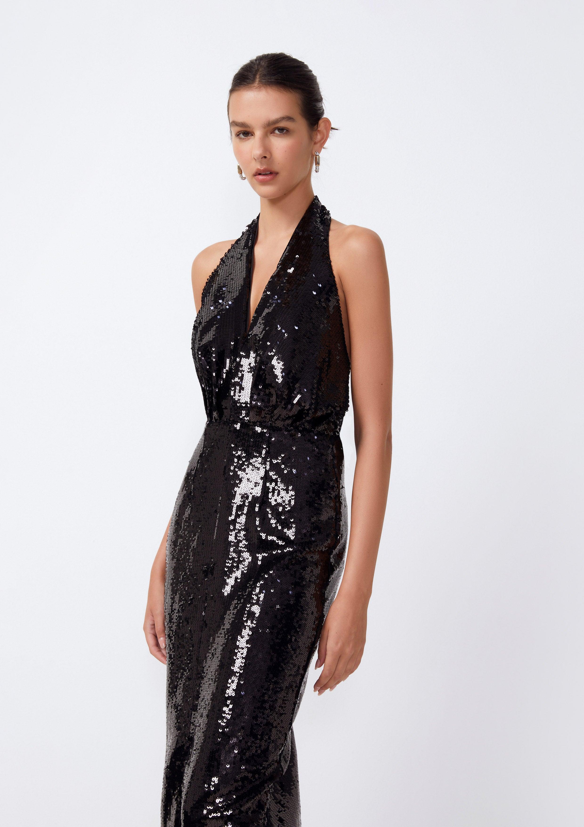 Sequin Midi Sheath Dress - QuinnOfficial Store