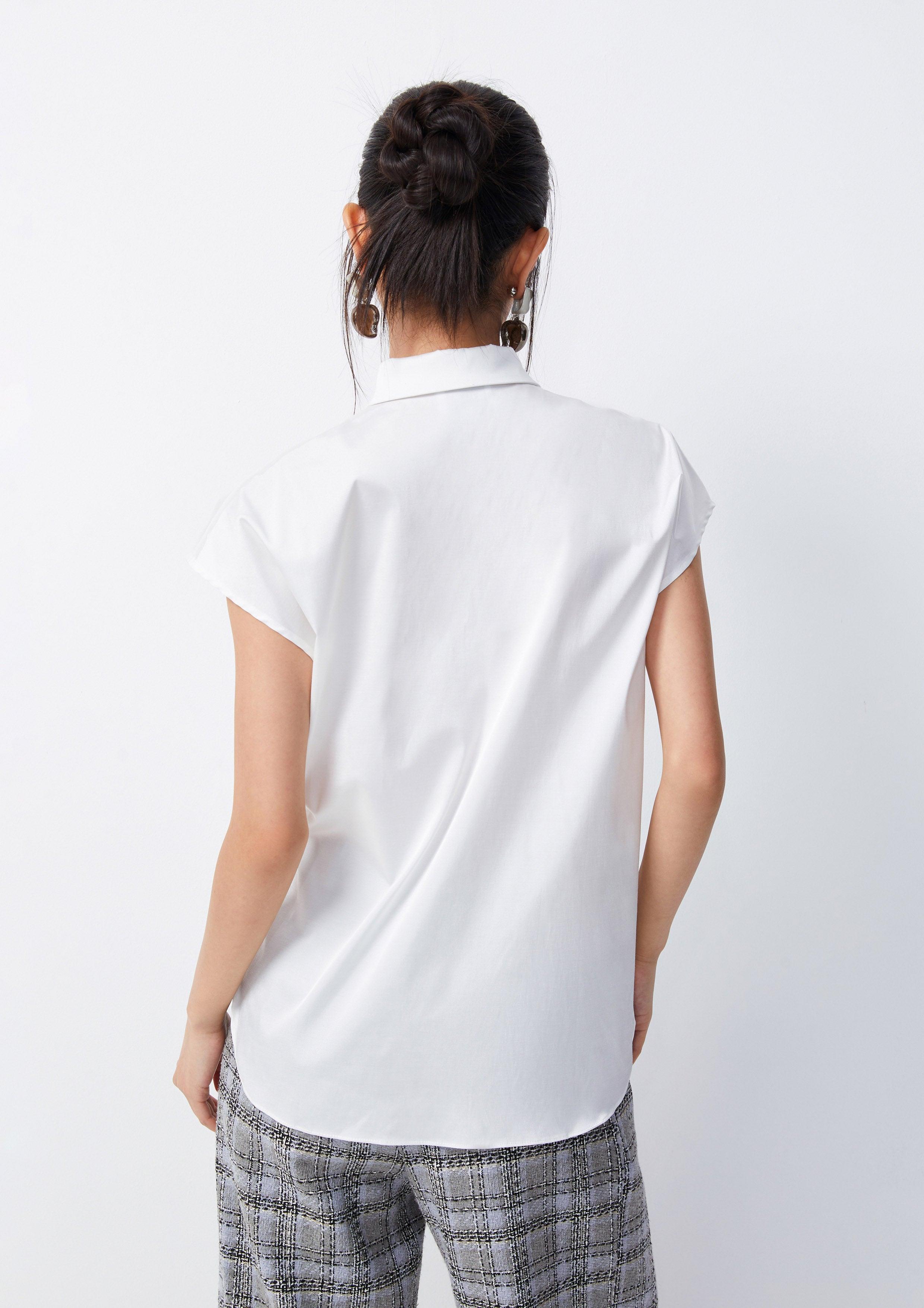 Calligraphy Short Sleeves Blouse - QuinnOfficial Store