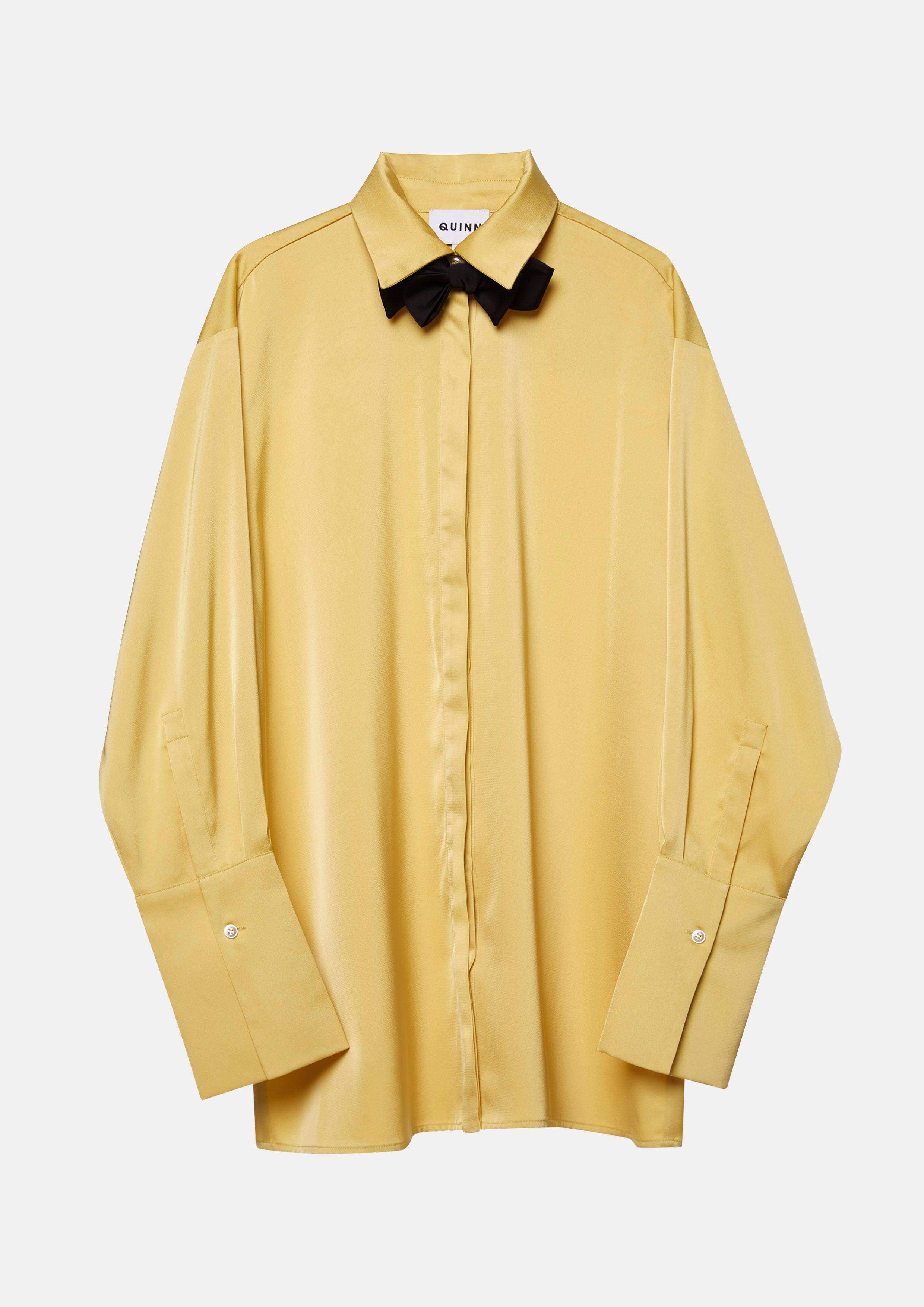 Untied-Bow Shirt Blouse - QuinnOfficial Store