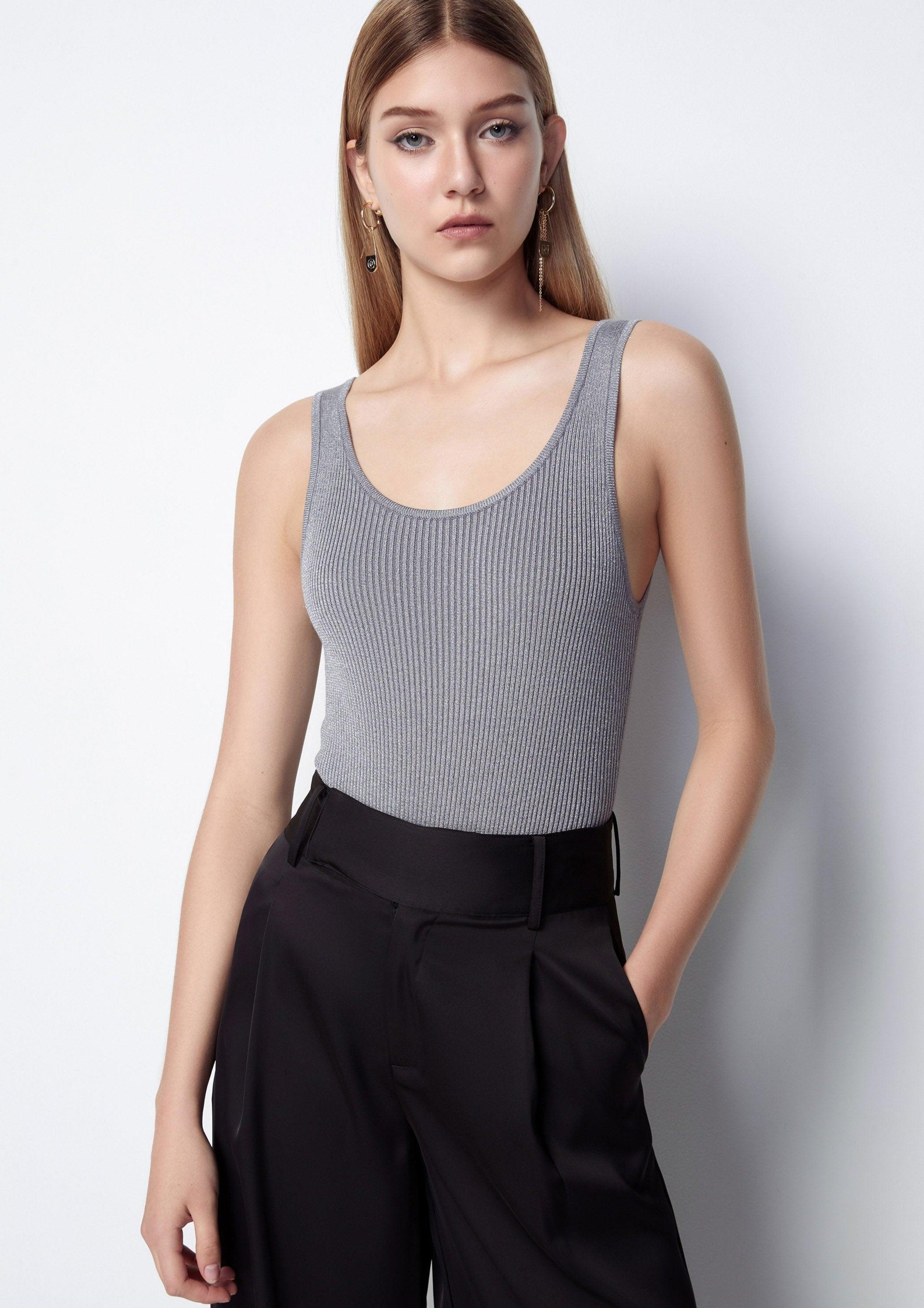 Ribbed Knitted Slim Fit Bodysuit - QuinnOfficial Store