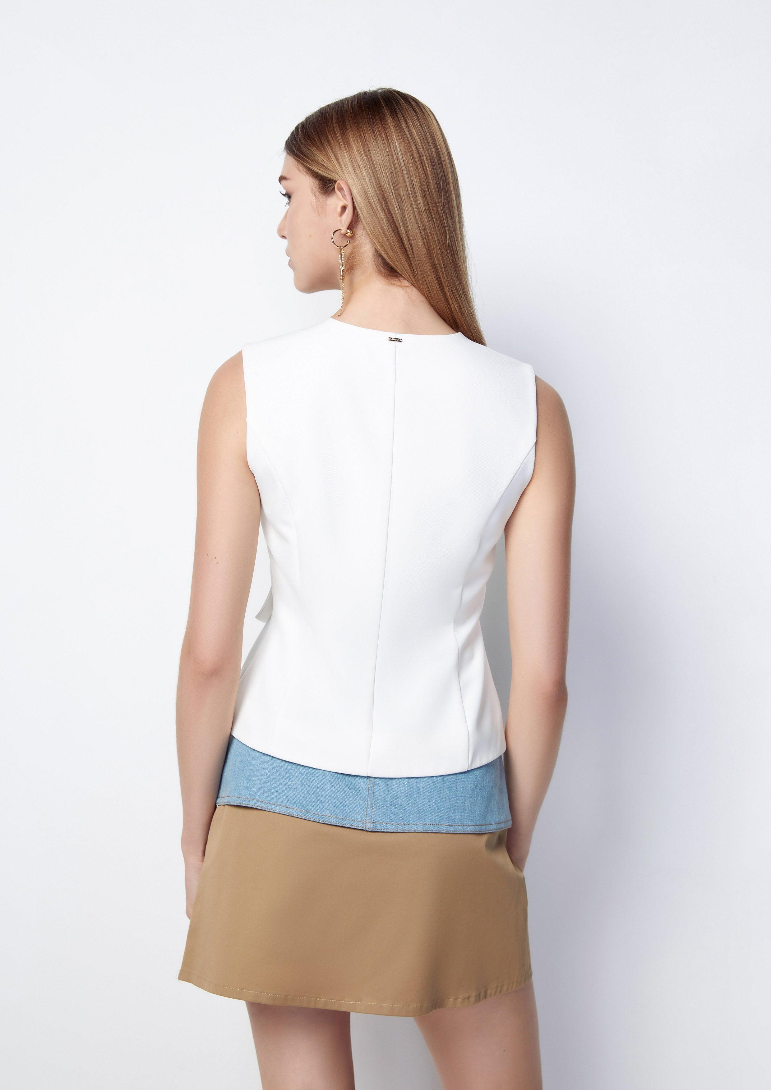 Diagonal Folded Sleek Vest - QuinnOfficial Store