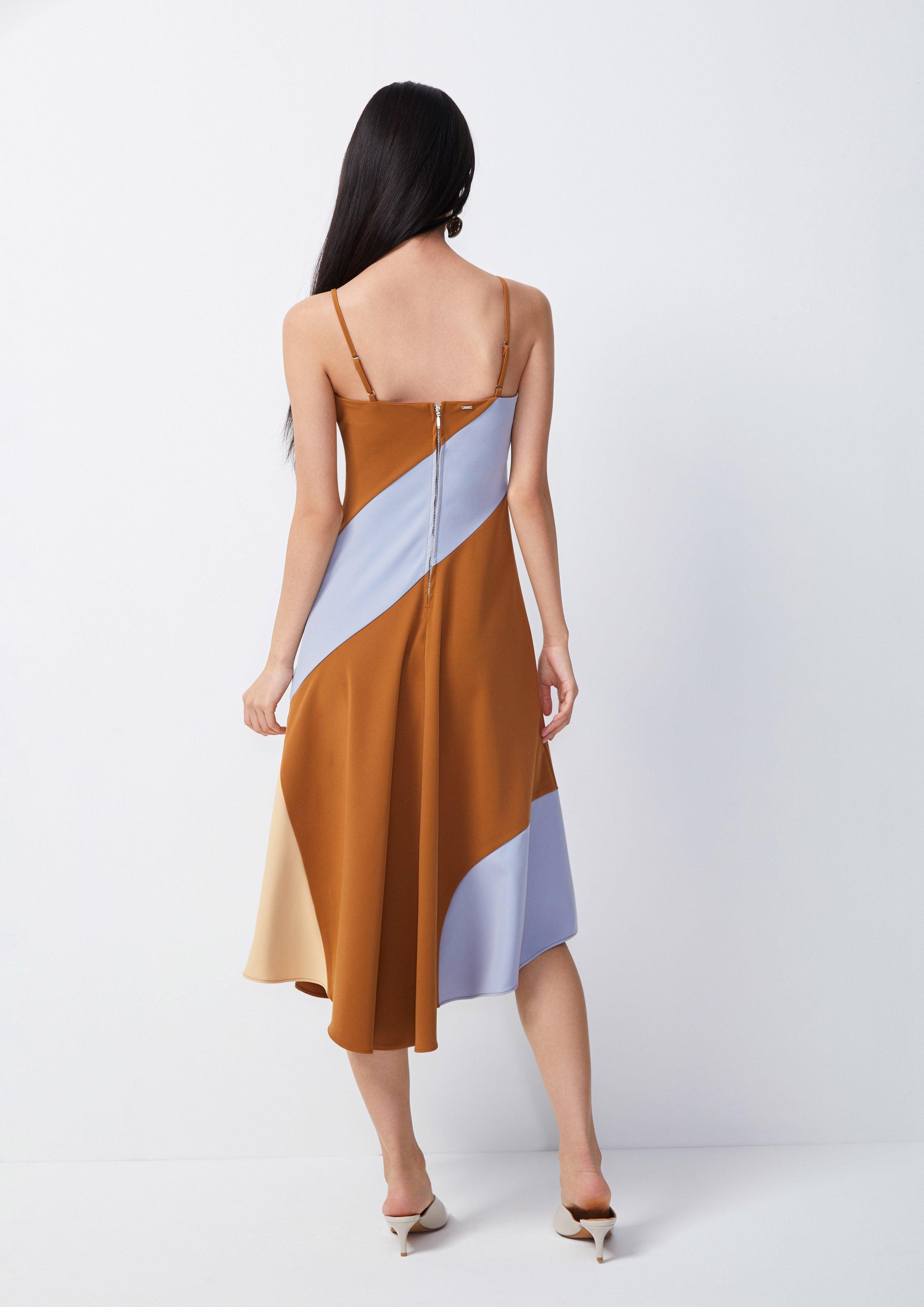 Bronze Blossom Woven Maxi Dress - QuinnOfficial Store