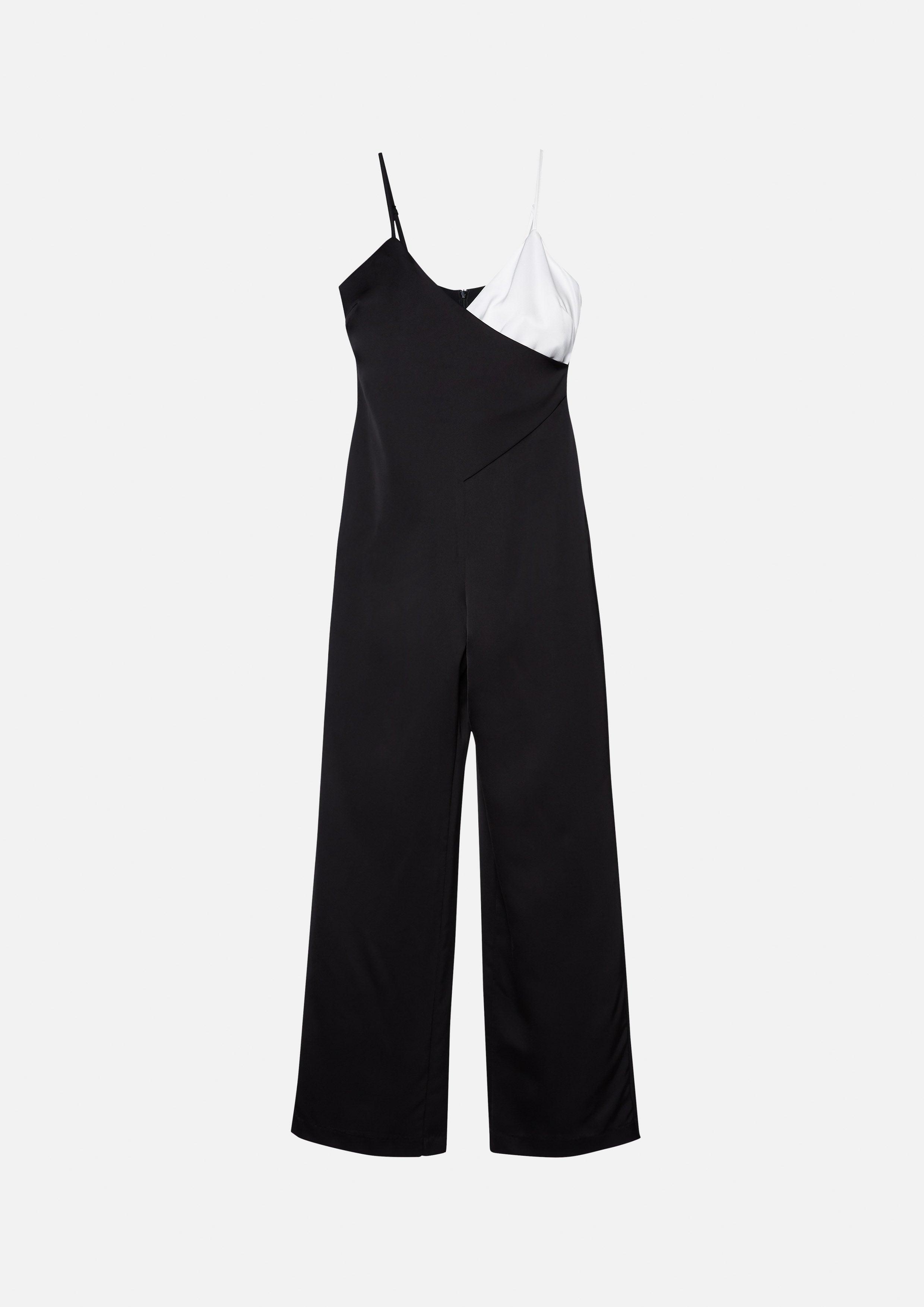 Ruched V-Neck Jumpsuit with Straight Pants - QuinnOfficial Store