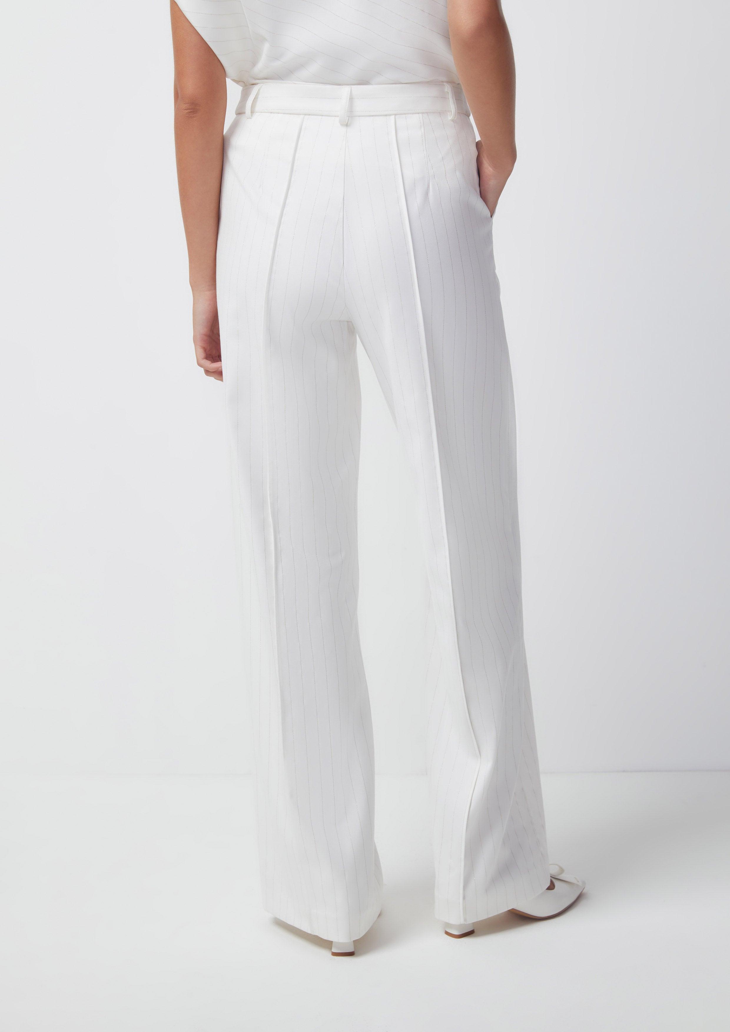 Fantasy Veil Stripe High Waist Pants - Quinn TH