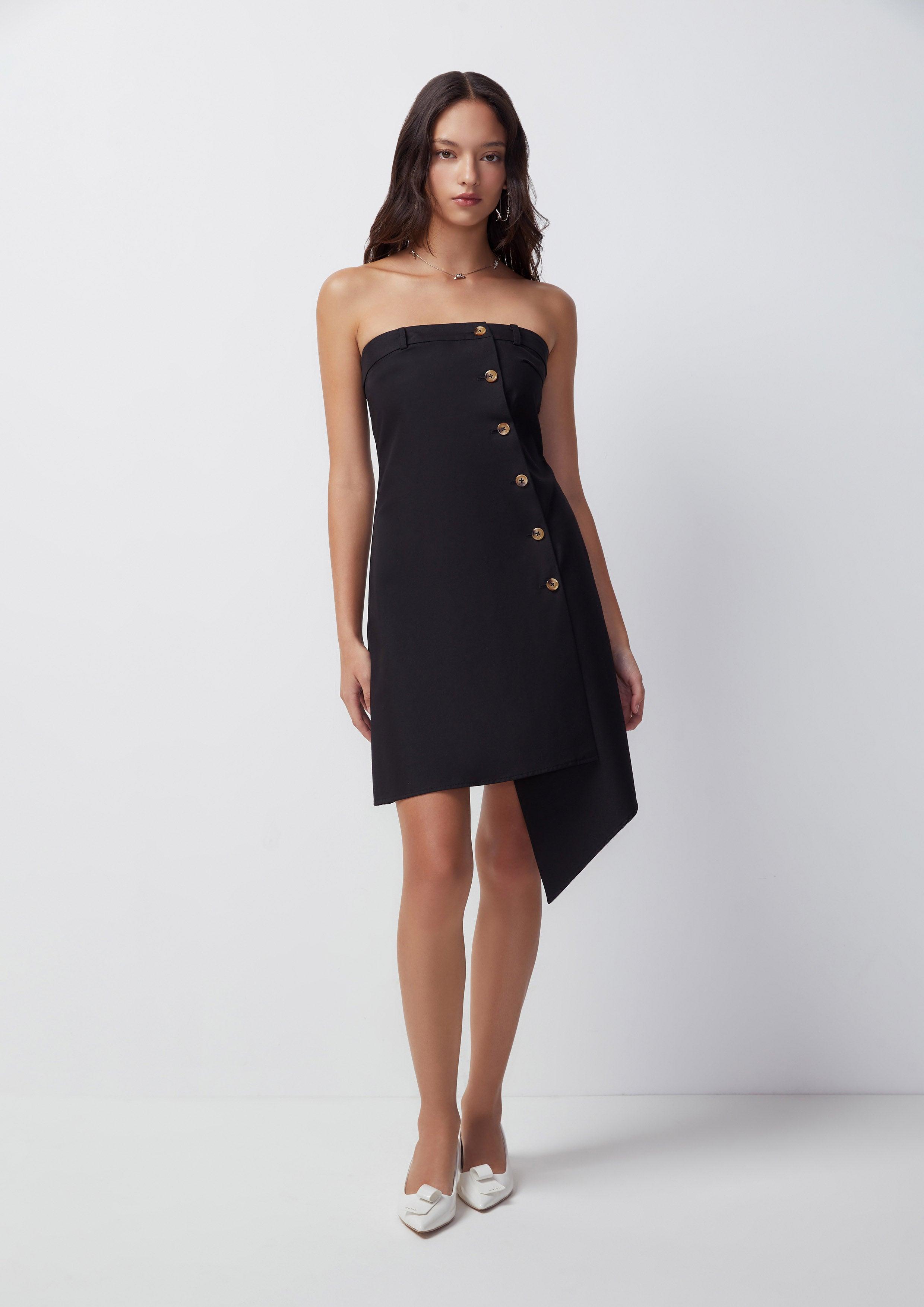 Mirage Reverie Asymmetric Tube Dress - Quinn TH