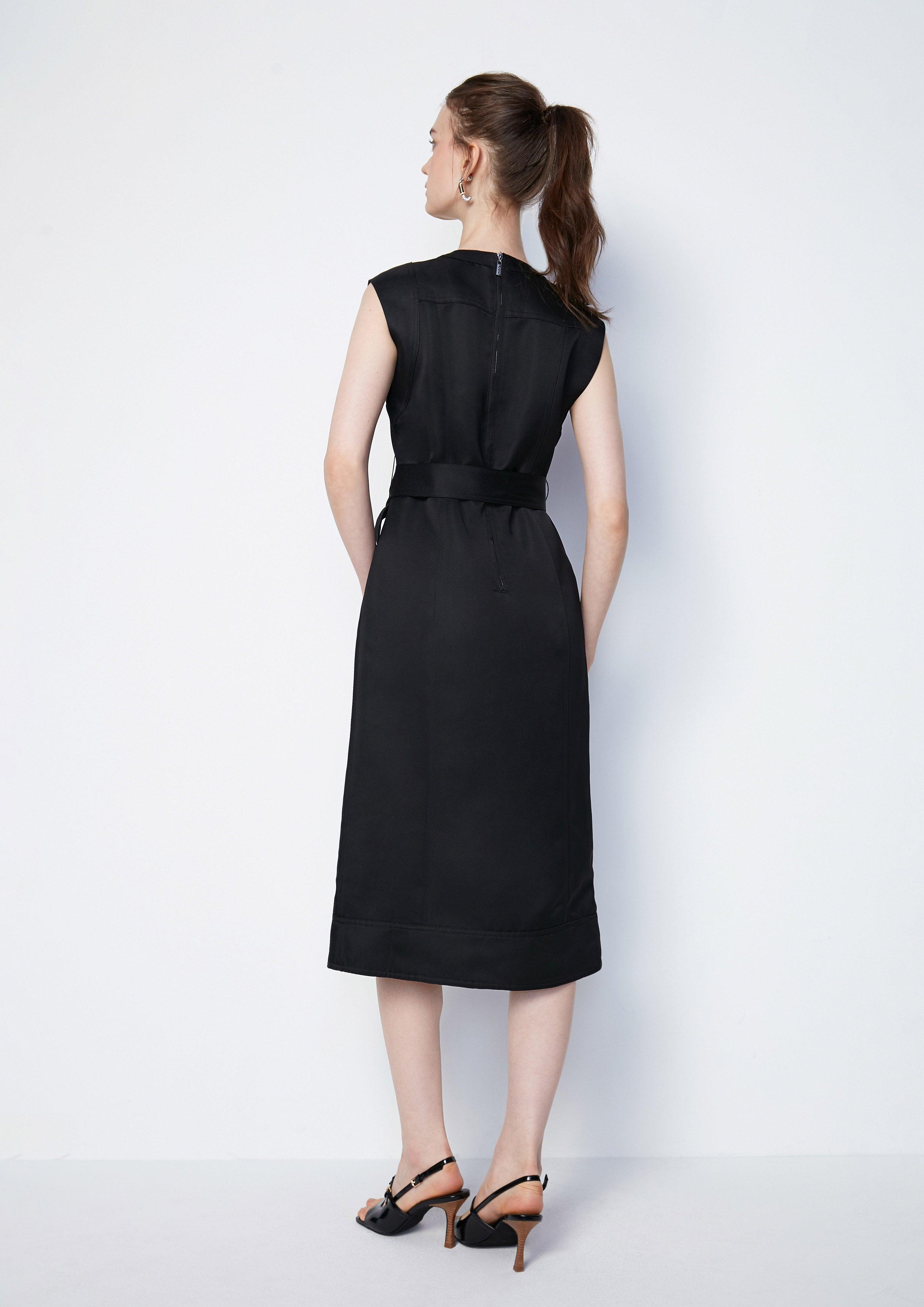 Whimsical Allure Button Sleeveless Dress - QuinnOfficial Store