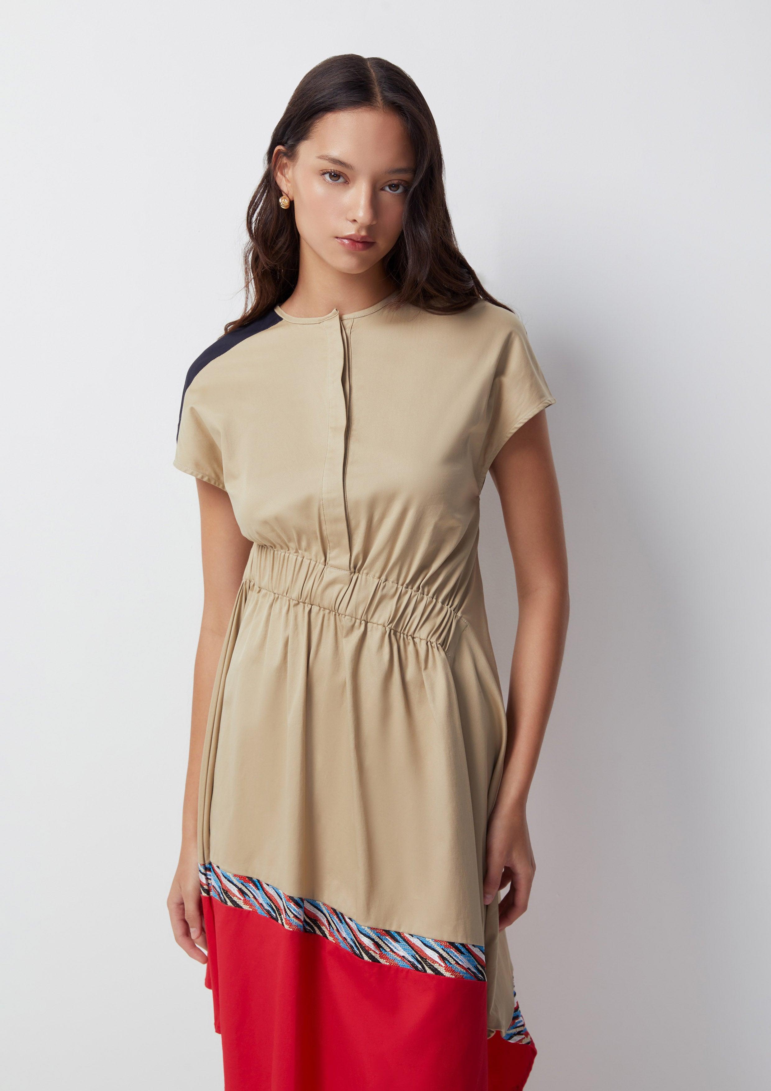 Mirage Reverie Asymmetric Skirt Dress - Quinn TH