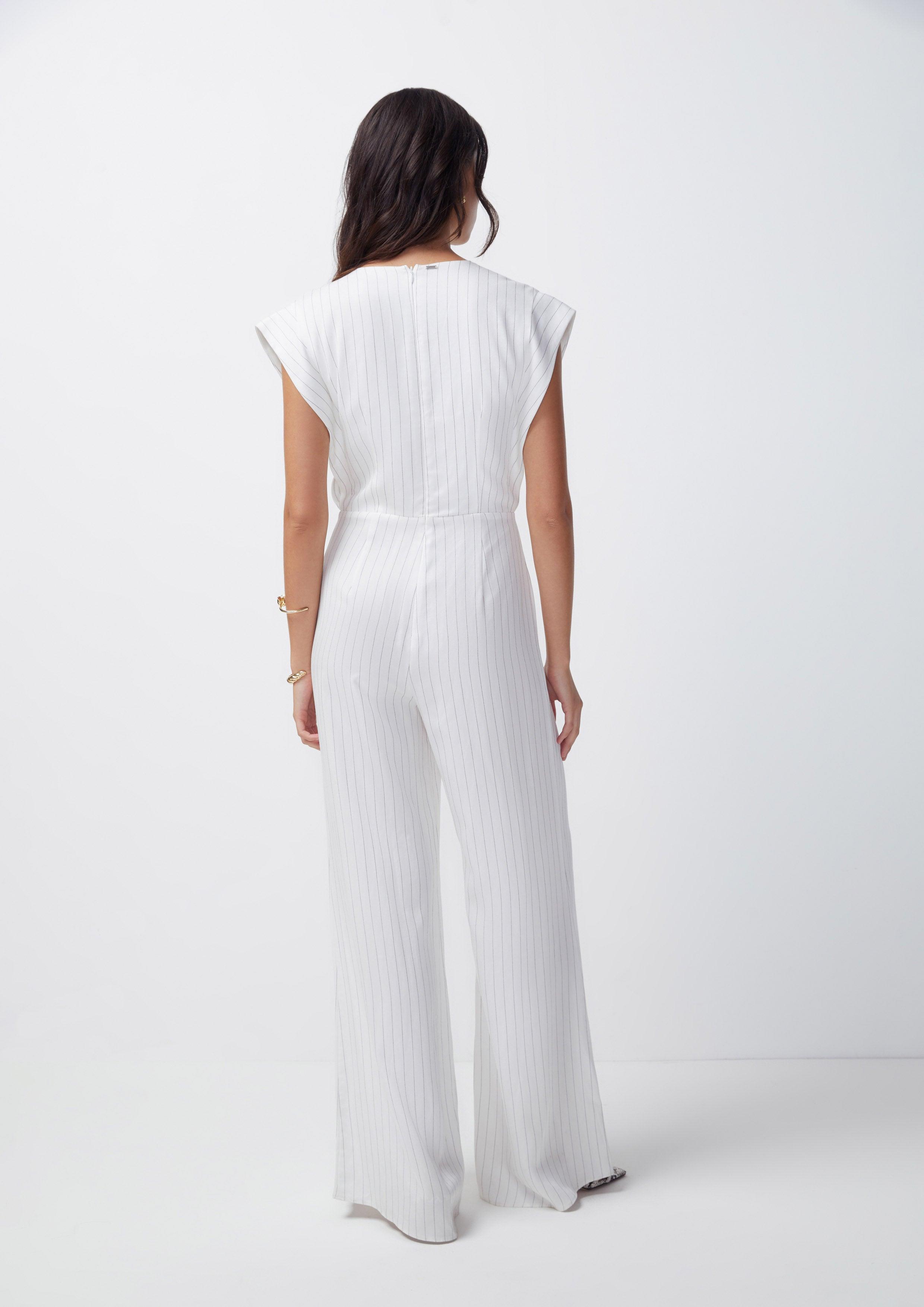 Mirage Reverie Stripe Sleeveless Jumpsuit - Quinn TH