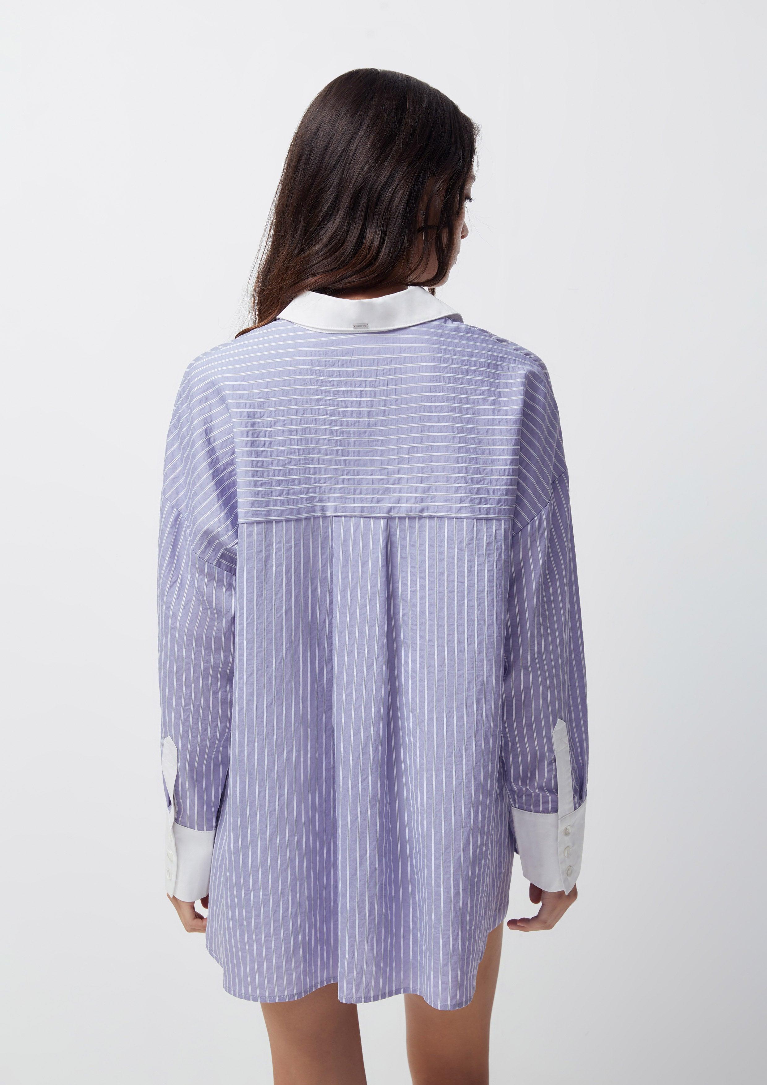 Fantasy Veil Stripe Long Sleeve Shirt - Quinn TH