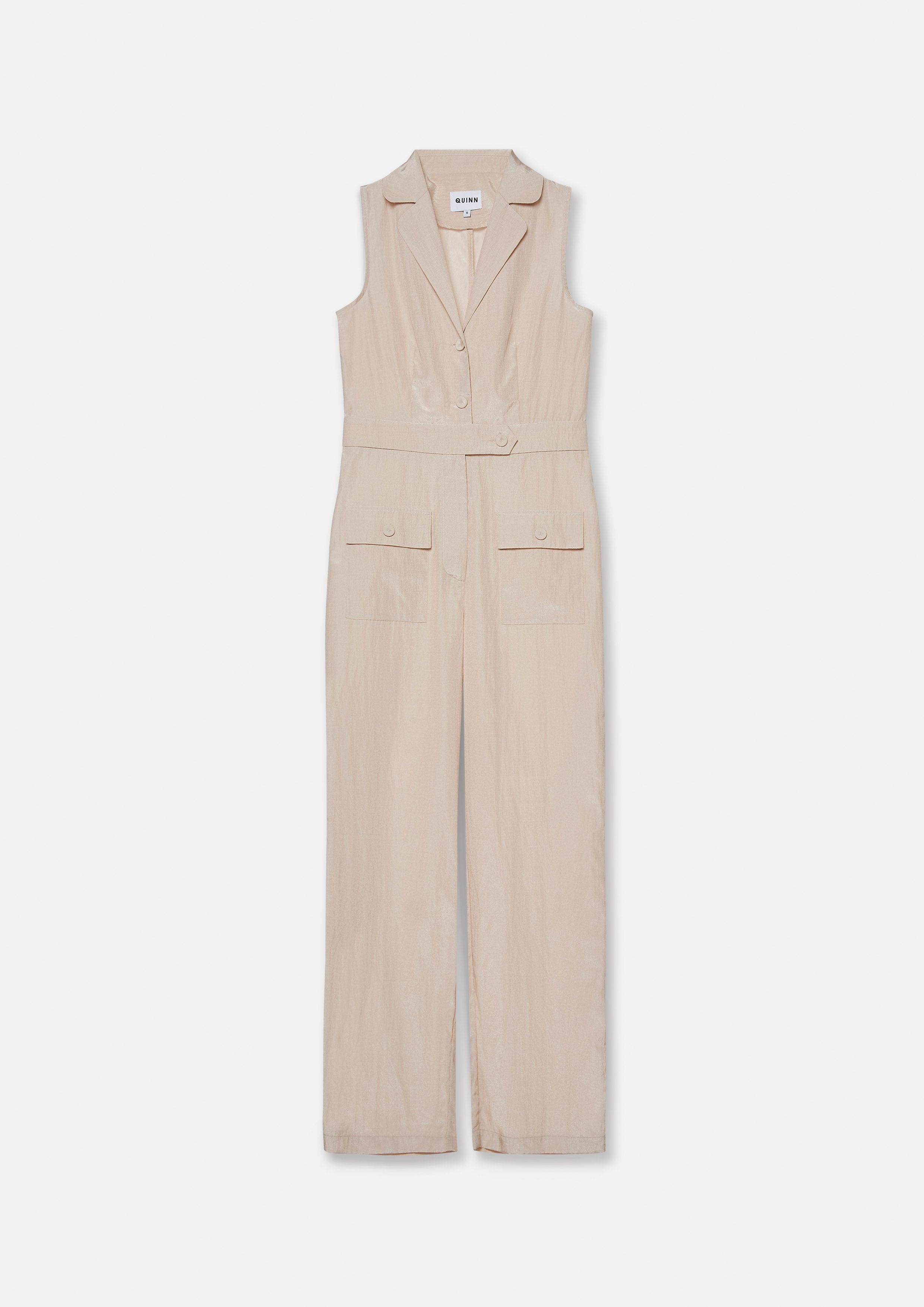 Beachside Oasis Sleeveless Jumpsuit - Quinn TH