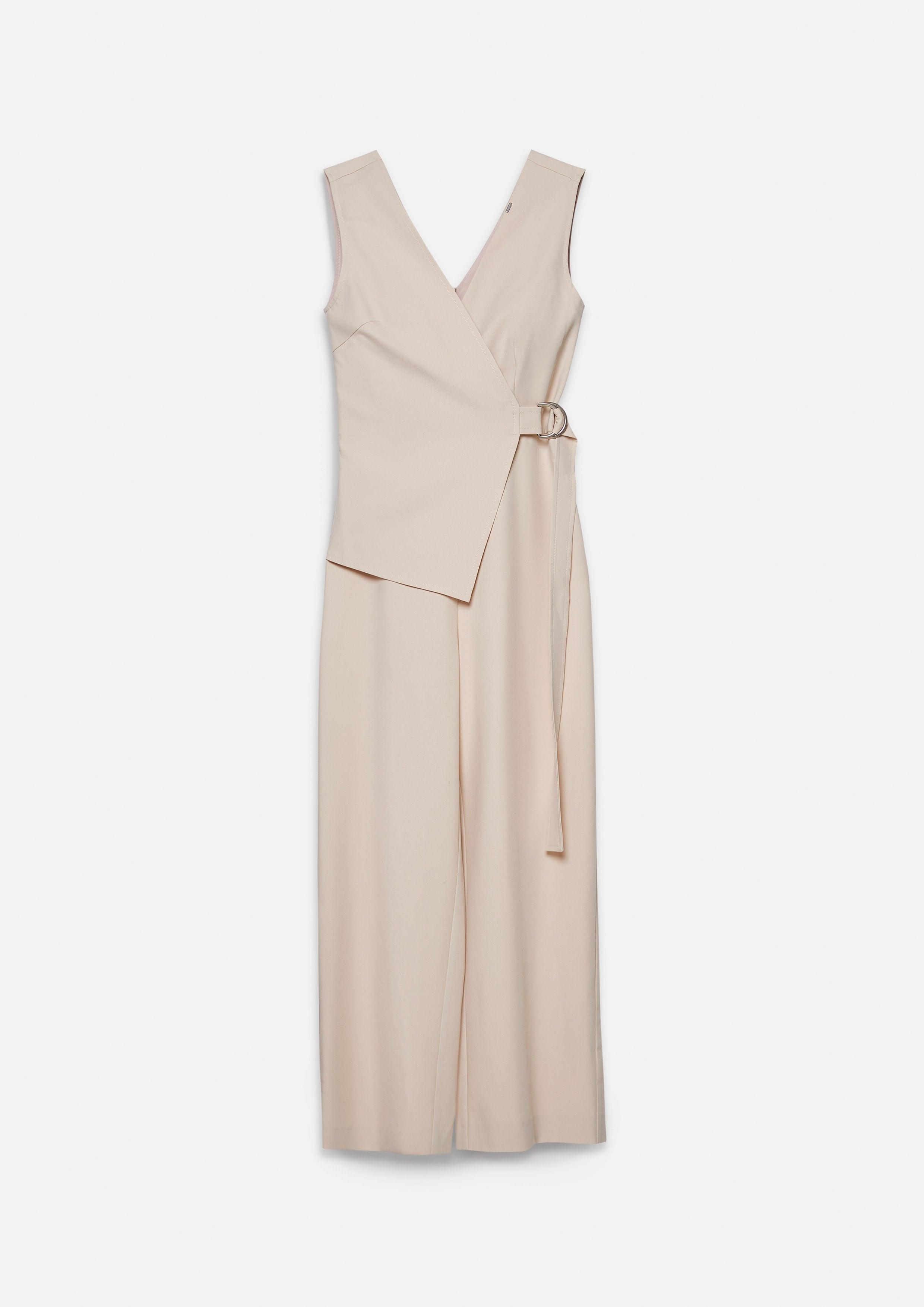 Beachside Oasis Sleeveless Wrap Jumpsuit - Quinn TH