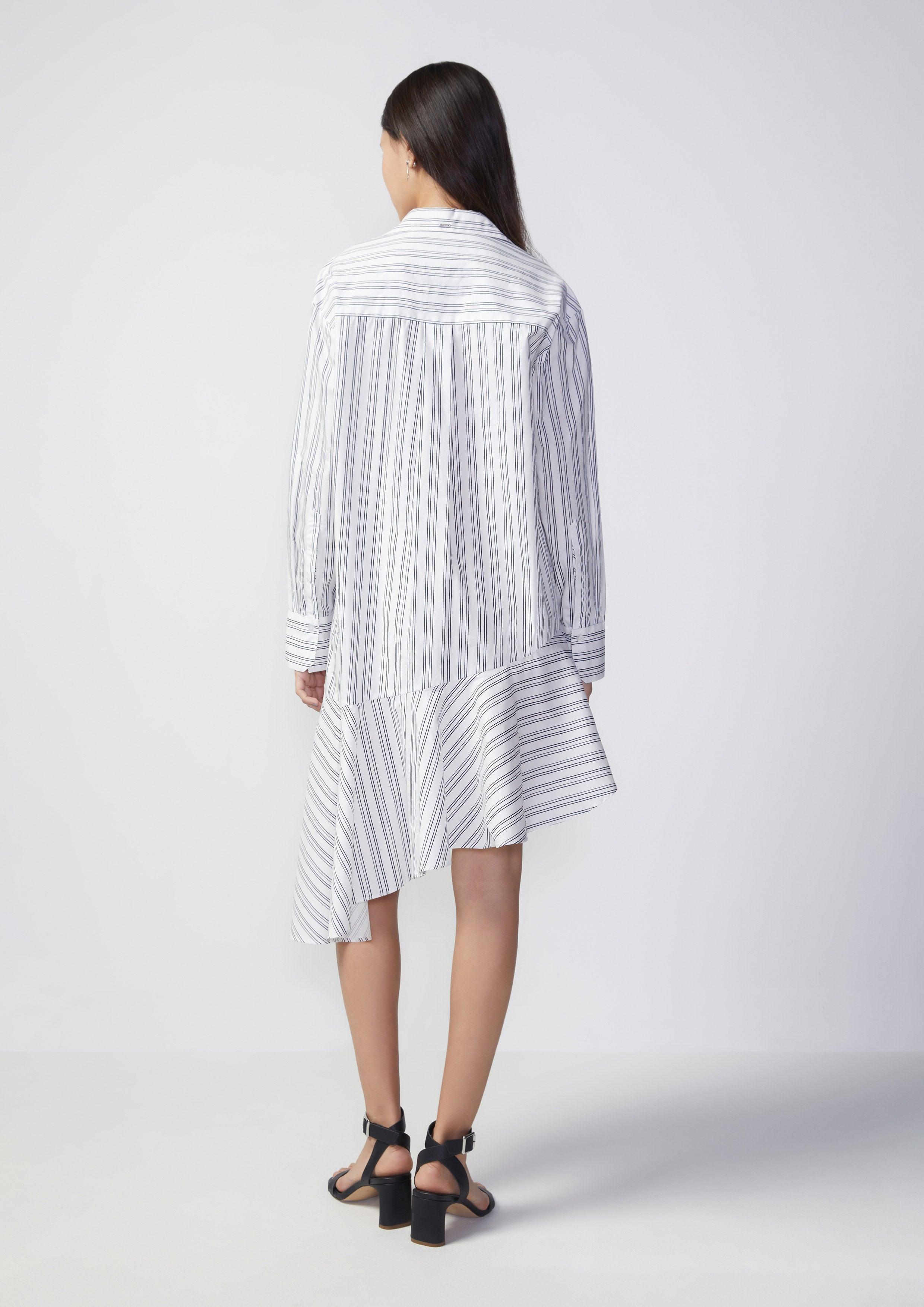 Seaside Retreat Stripe Asymmetric Skirt Dress - Quinn TH