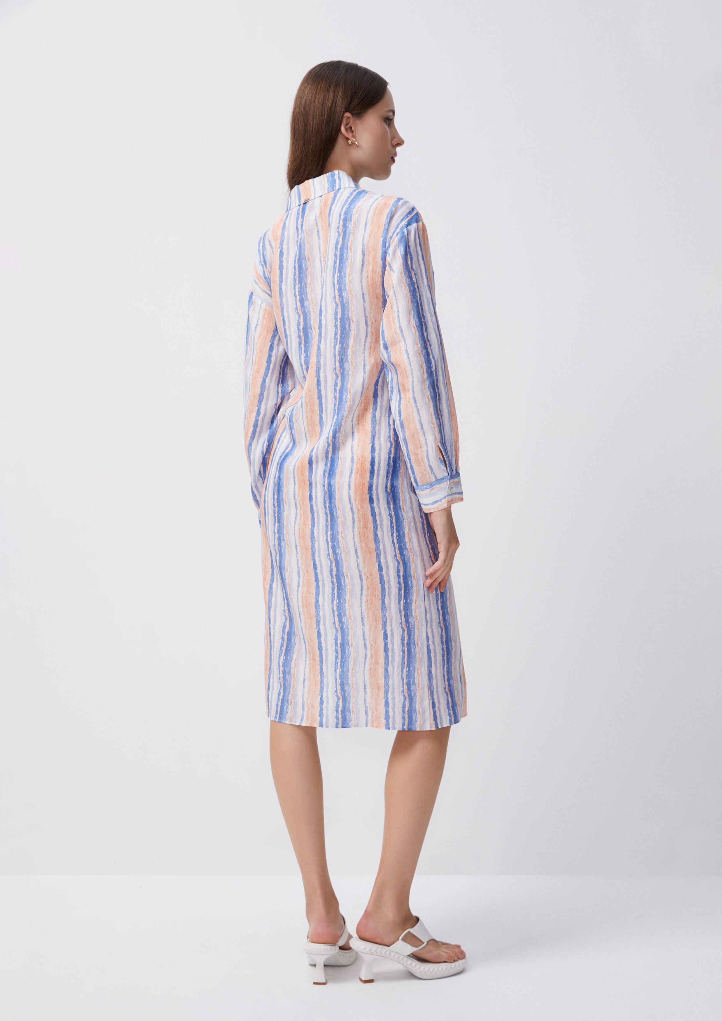 Beachside Oasis Stripe Wrap Dress - Quinn TH