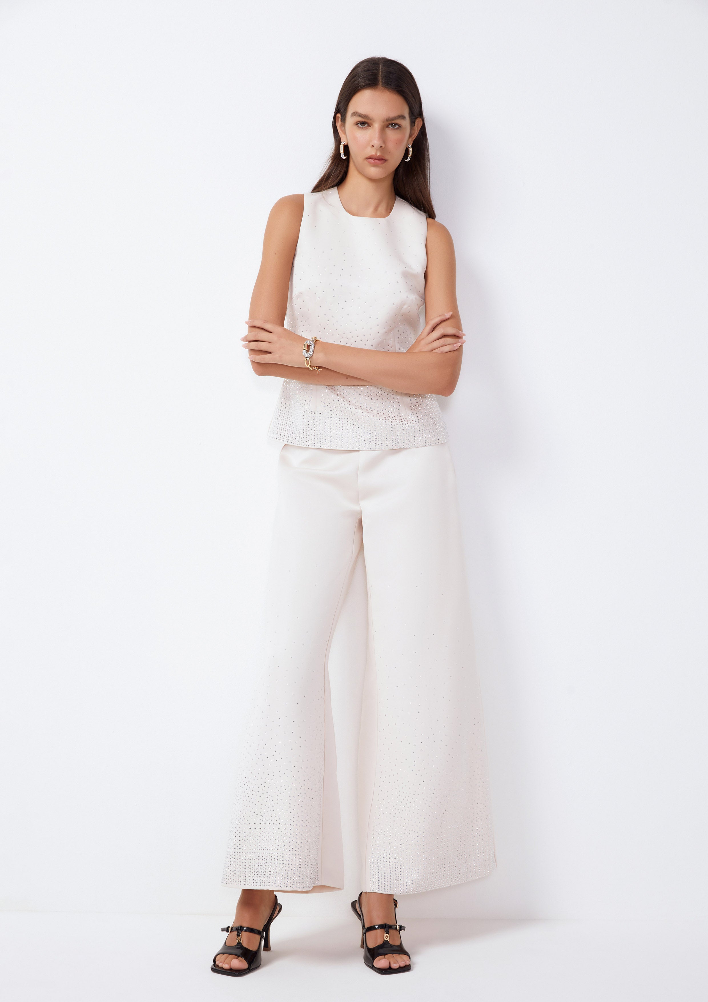 Starlight Sparkle Wide Leg Pants