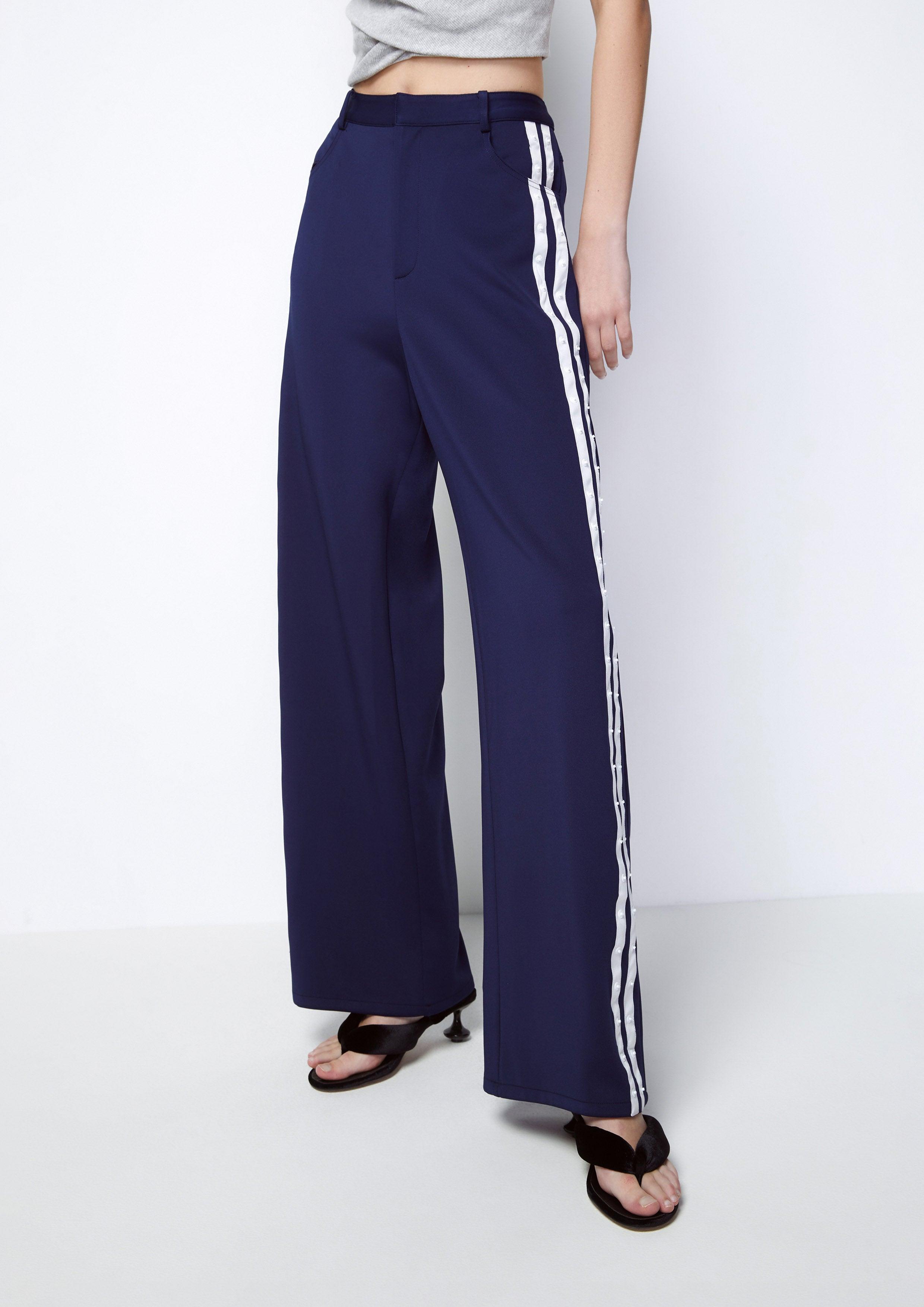 Twin Tipped Wide Leg Track Pants - QuinnOfficial Store