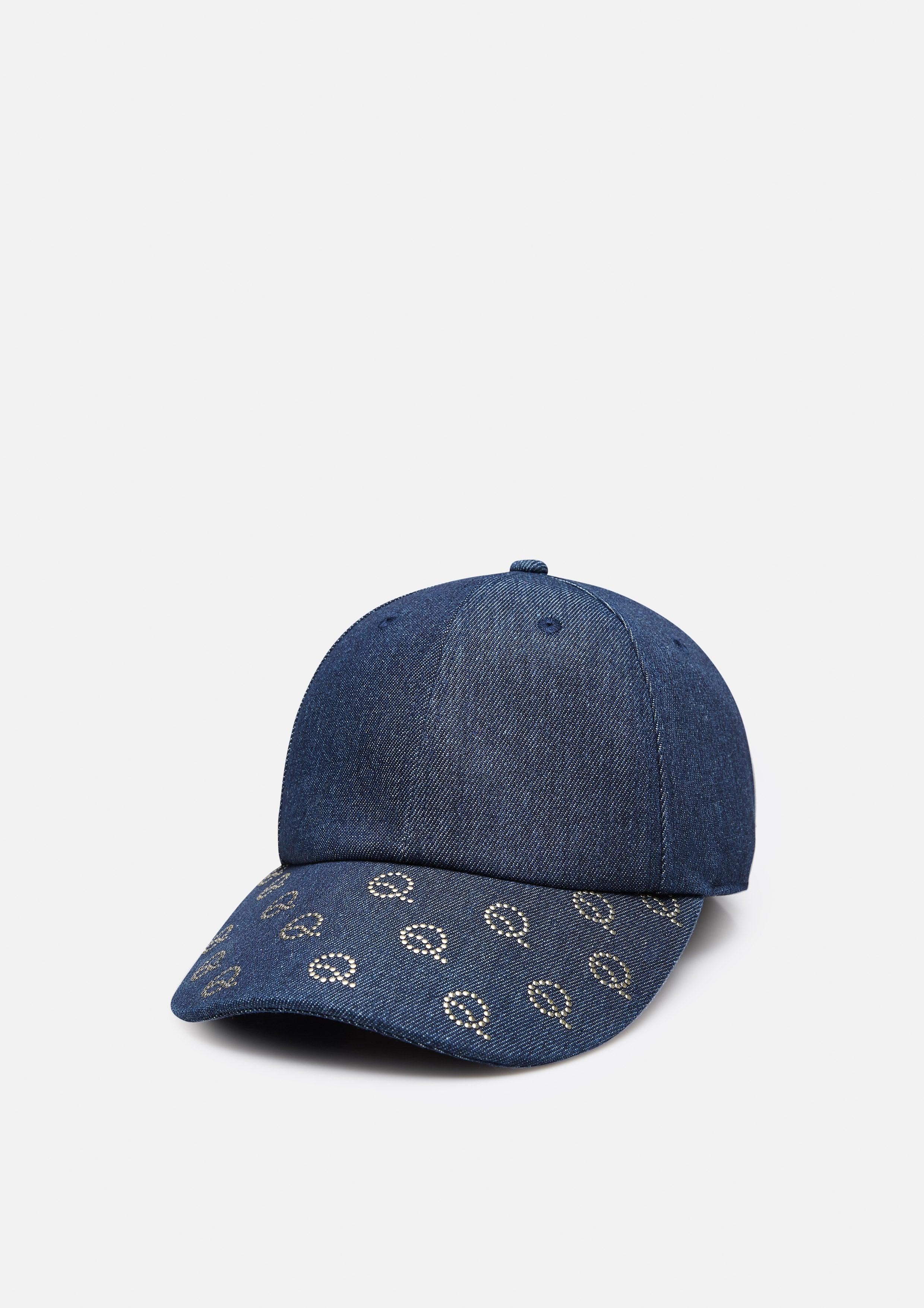 Denim monogram hat on sale