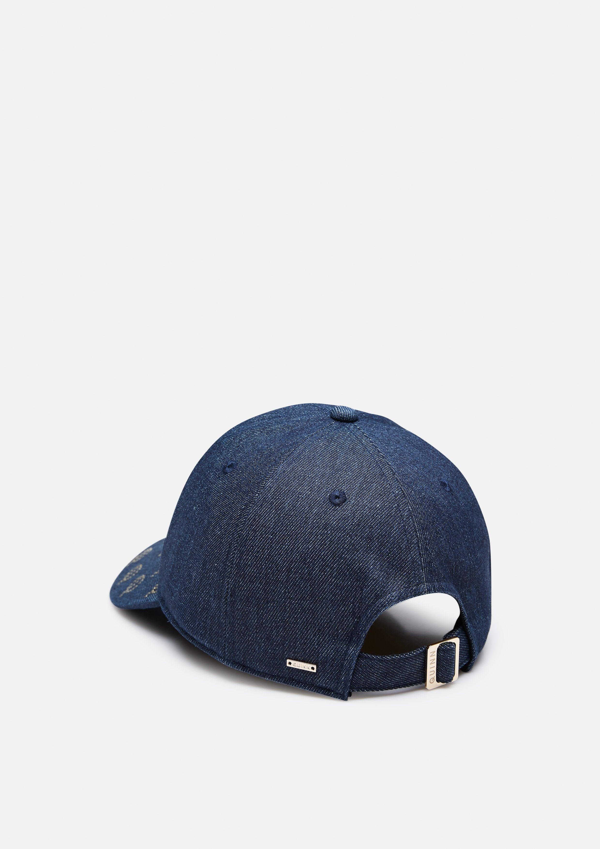 QN Denim Monogram Cap - QuinnOfficial Store