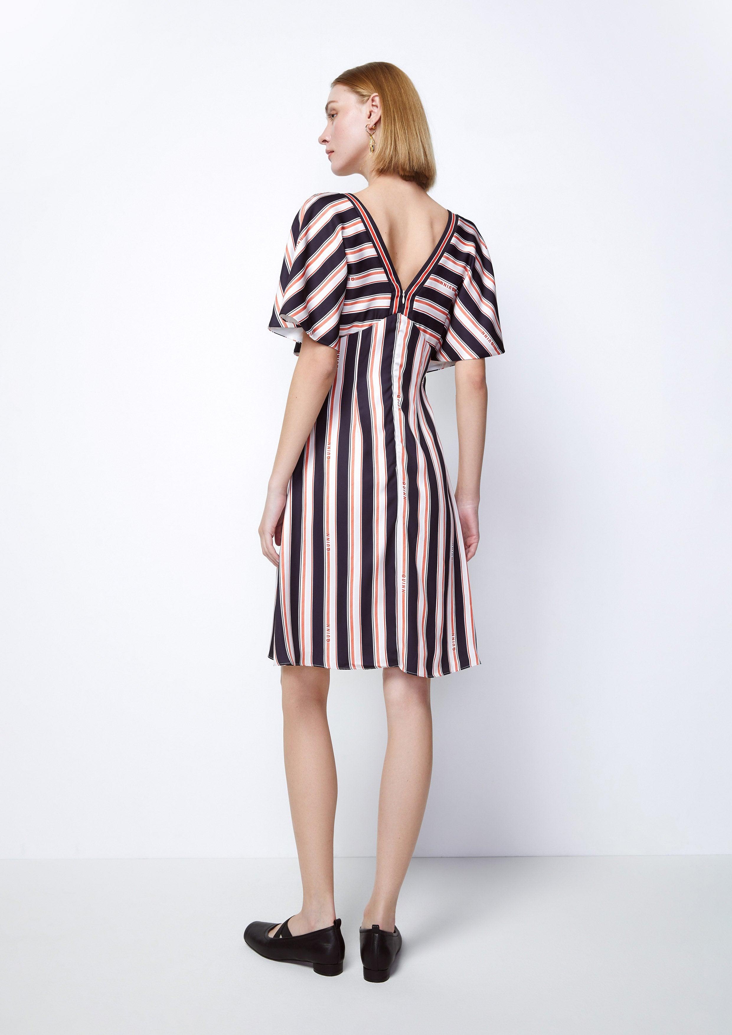 Quinn Nouveau Striped Mini Dress - QuinnOfficial Store