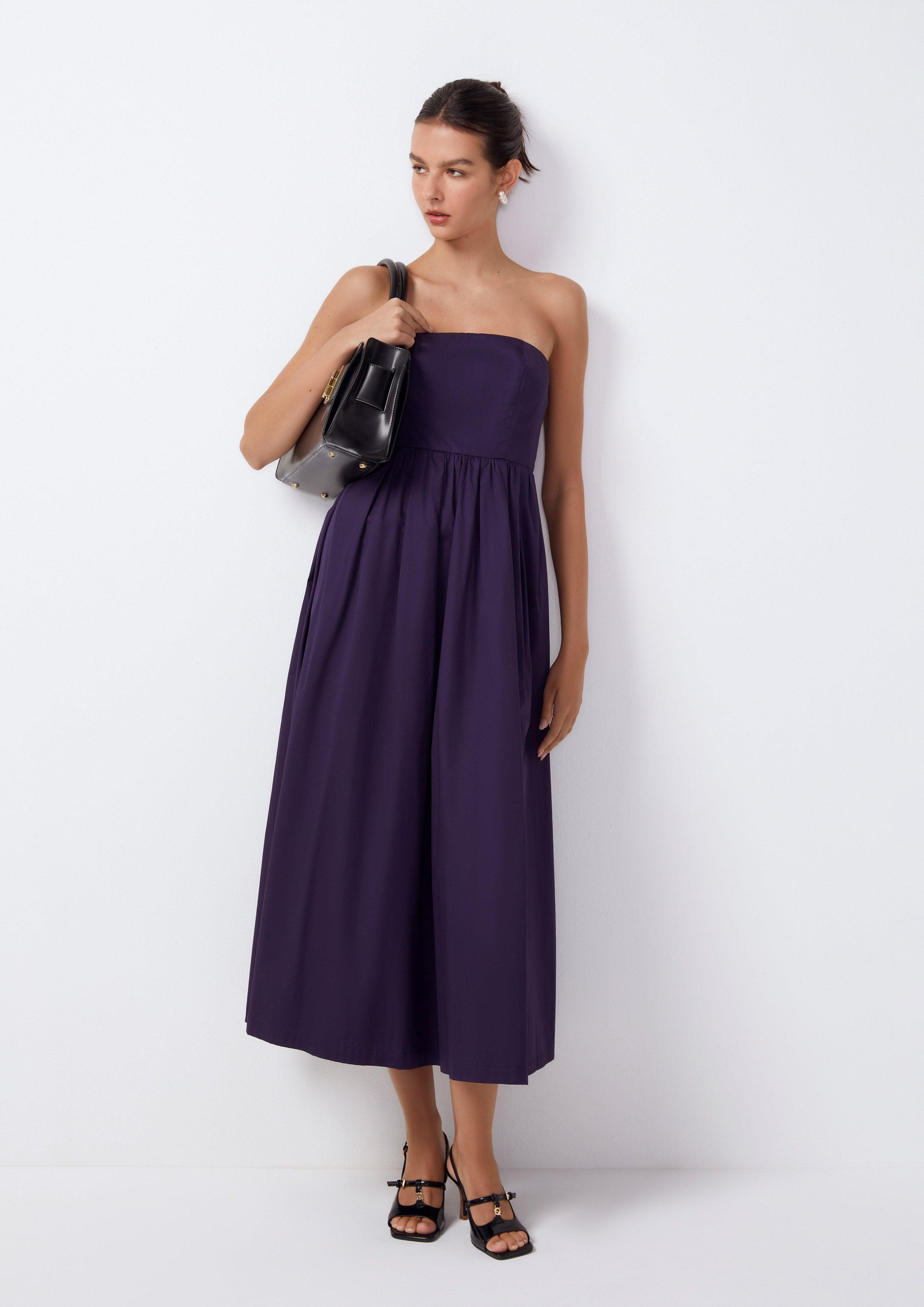 Soft Pleated Midi Dress - QuinnOfficial Store