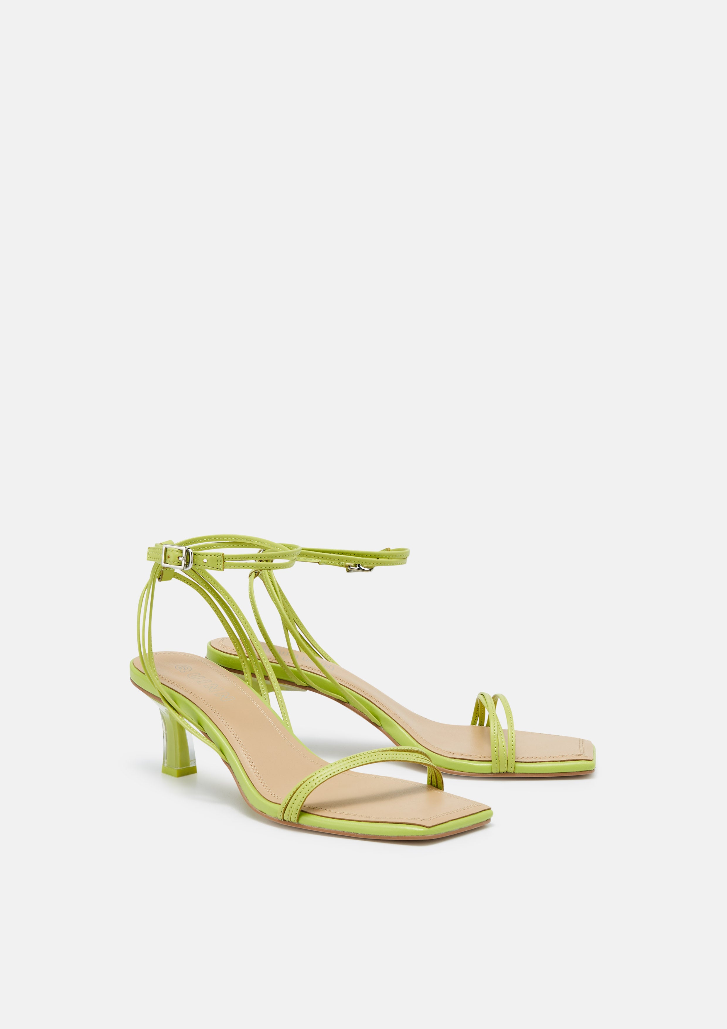 Qual Low Heel Sandals