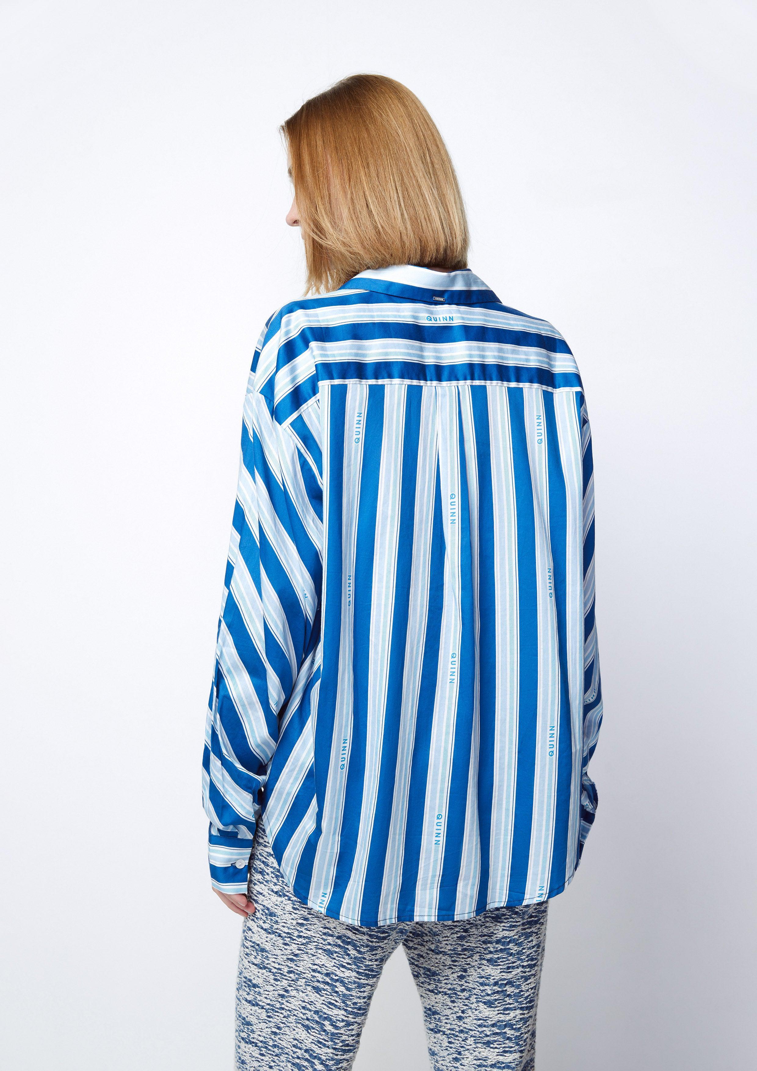 Diagonal Dash Striped Shirt - QuinnOfficial Store