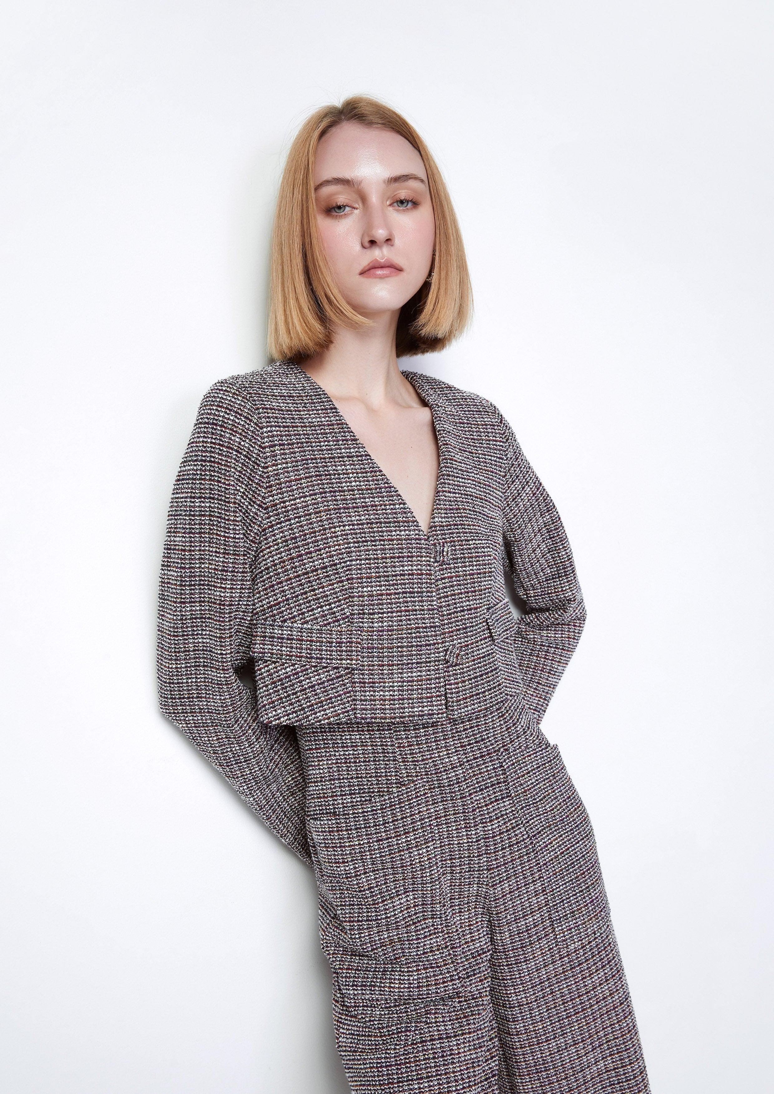 Long Sleeve Plaid Jumpsuit - QuinnOfficial Store