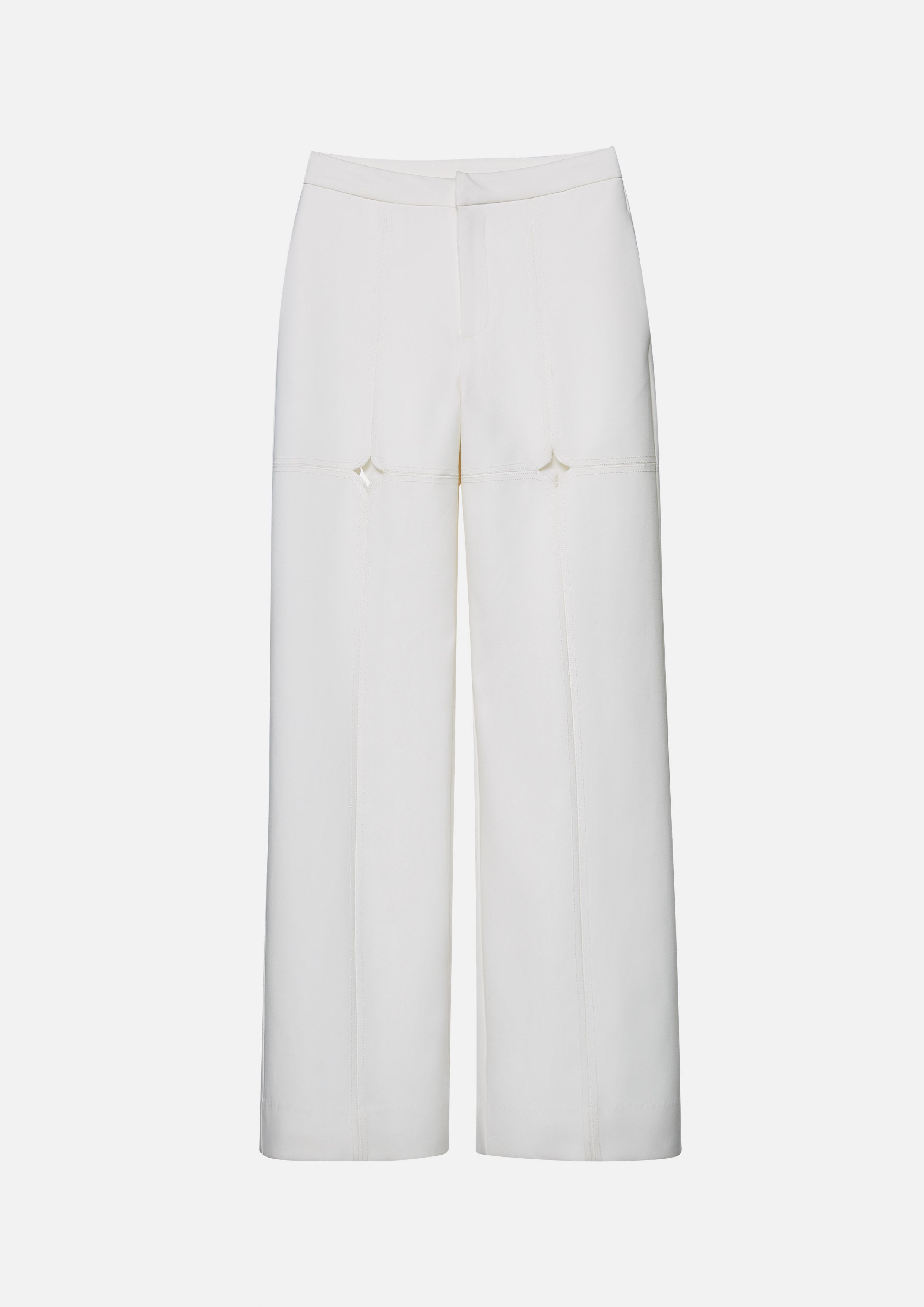 Quinn Star Cutout Wide-Leg Trousers