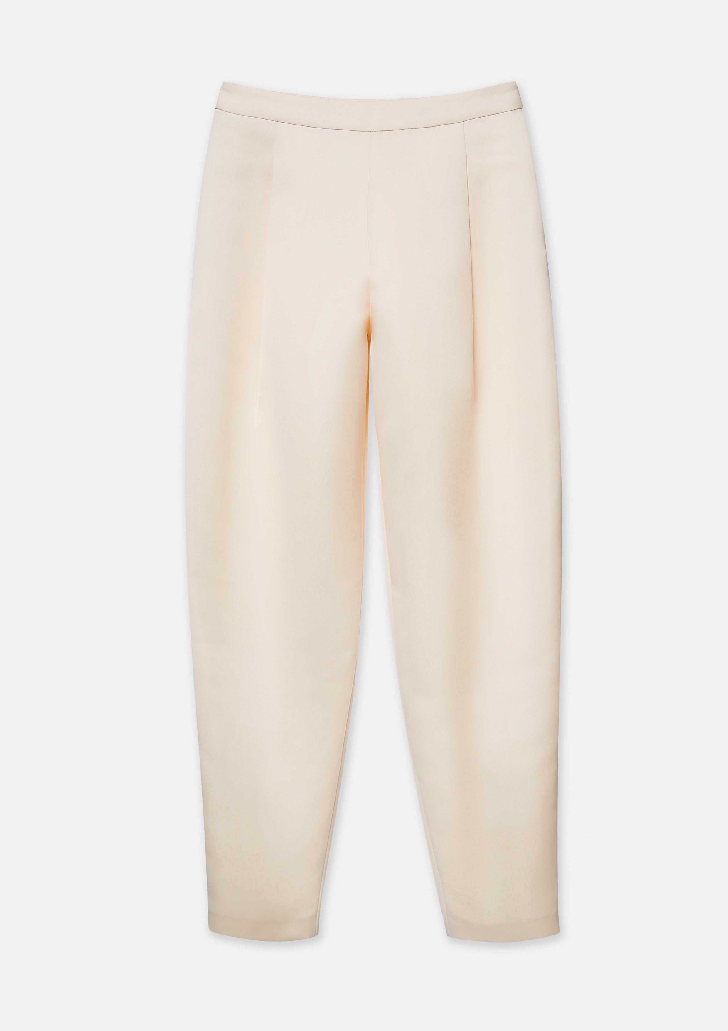 Cocoon Pleated Tapered Pants