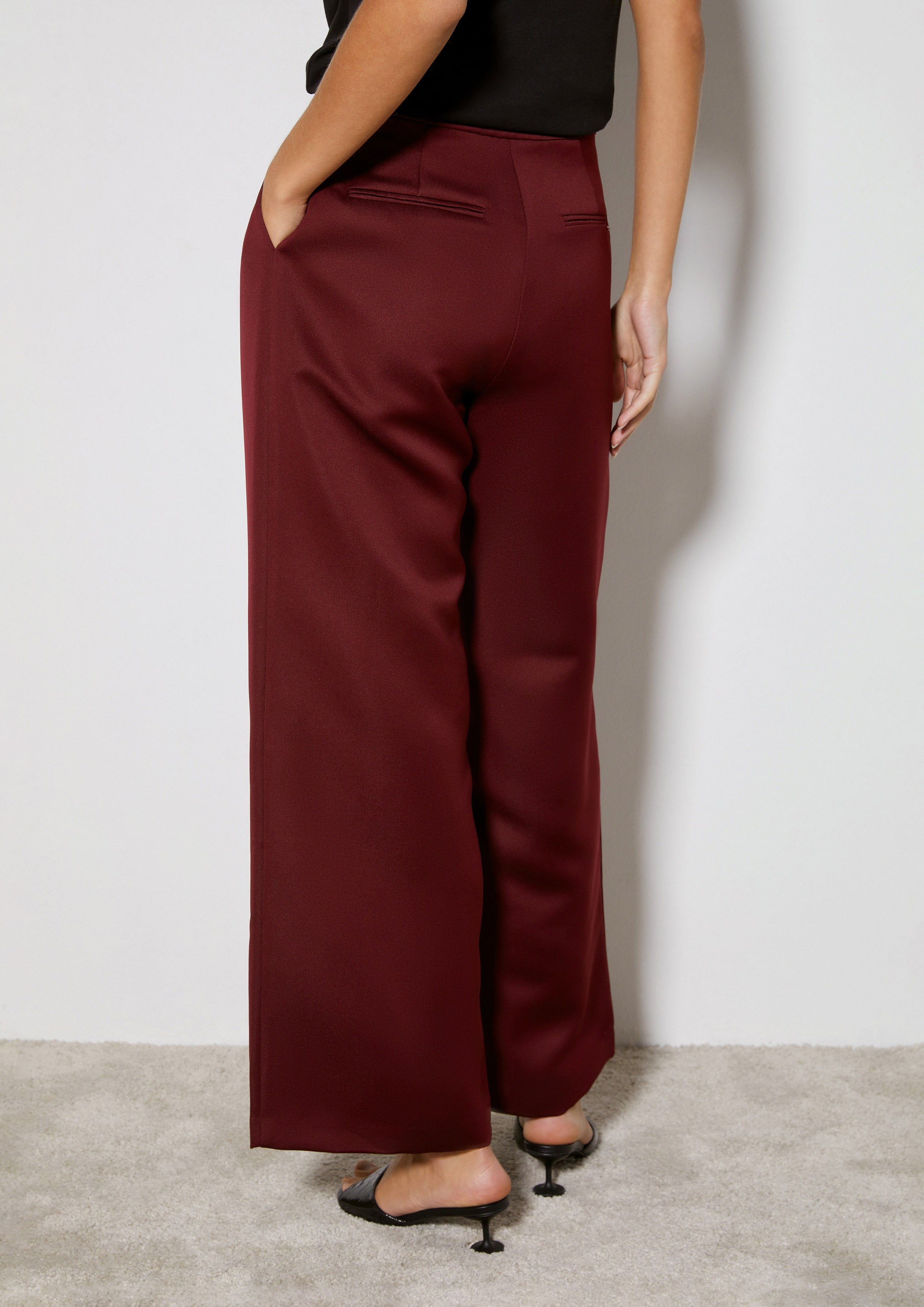 High-Waisted Wide-Leg Pants