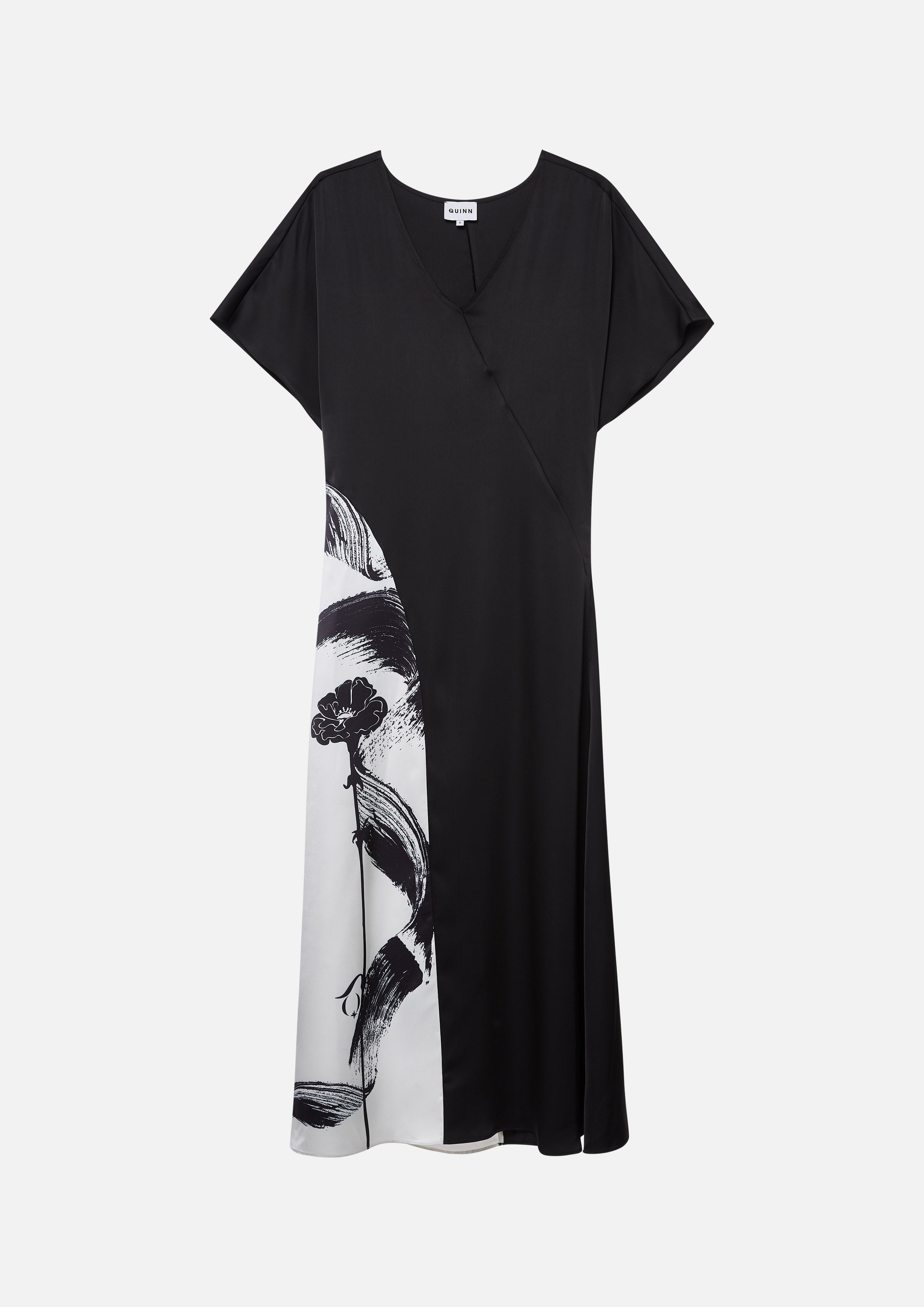 Brushstroke Artwork Maxi Dress