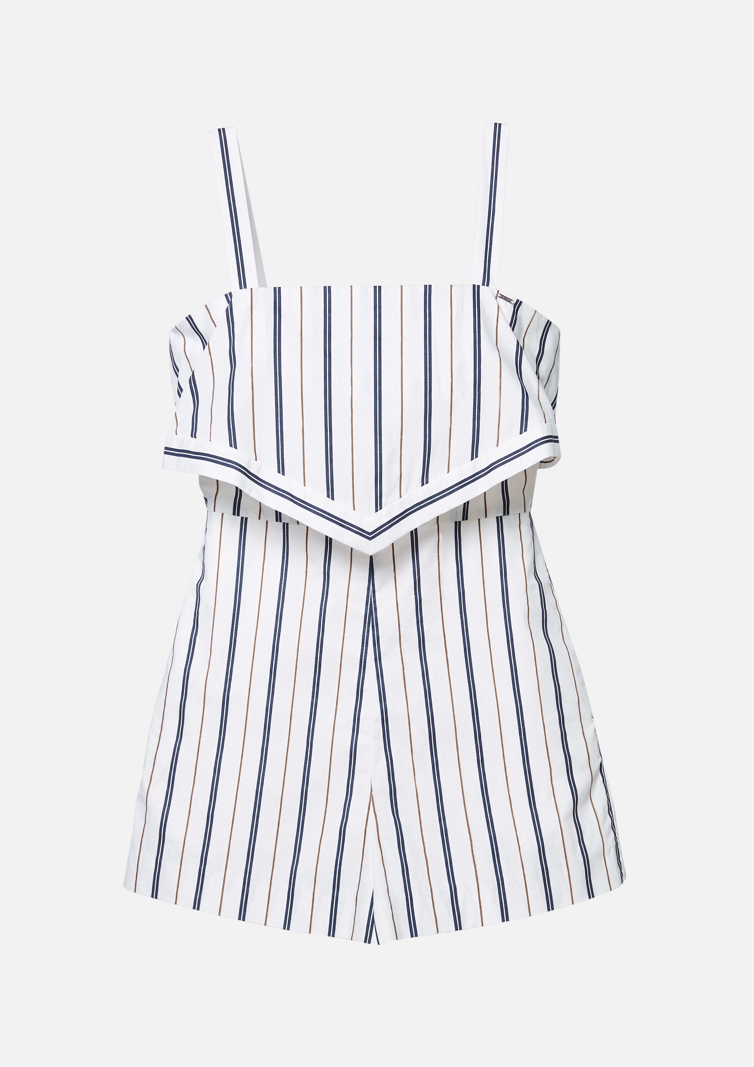 Chevron Stripe Playsuit Romper