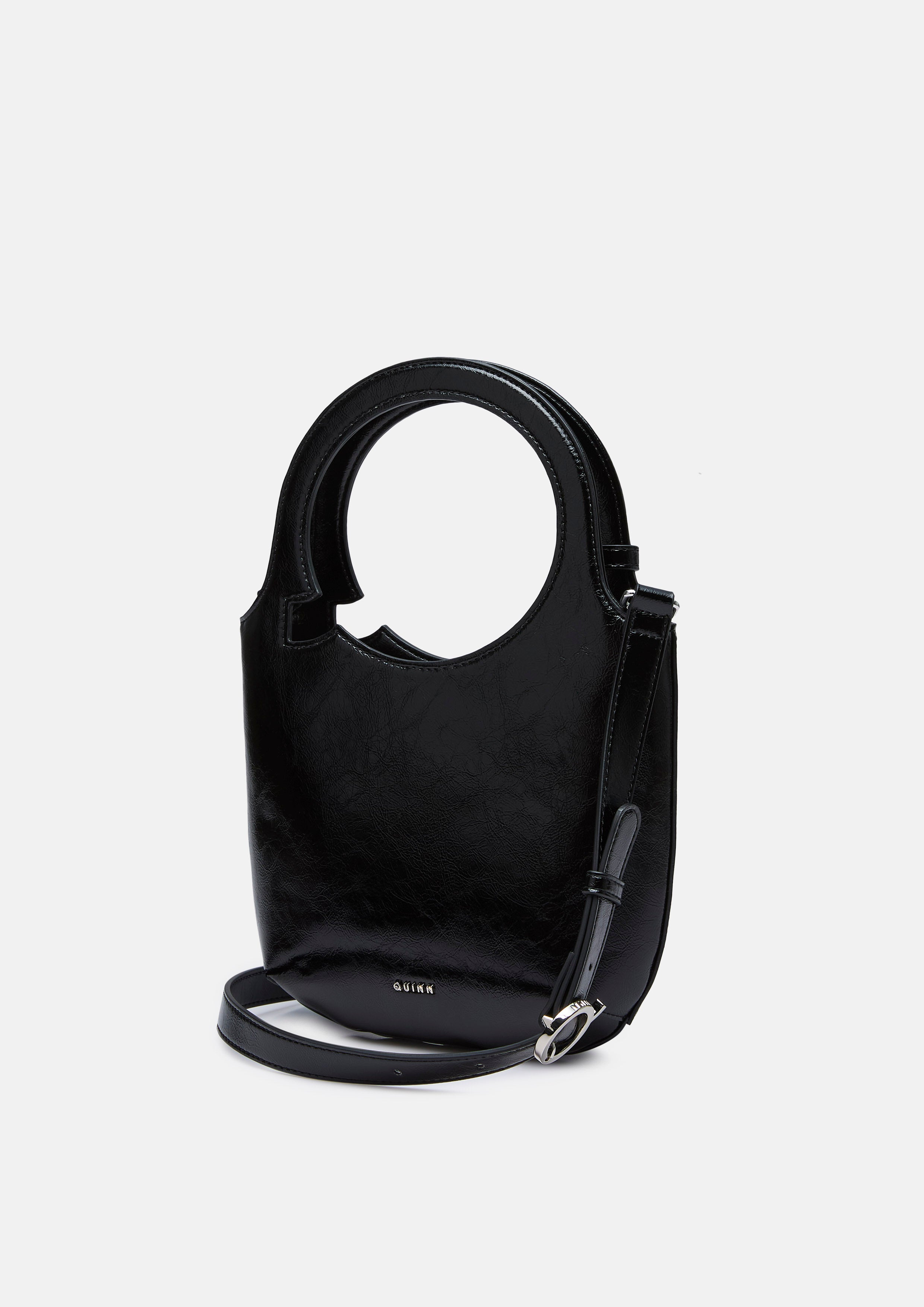 Q Halo Ring Top Handle Bag